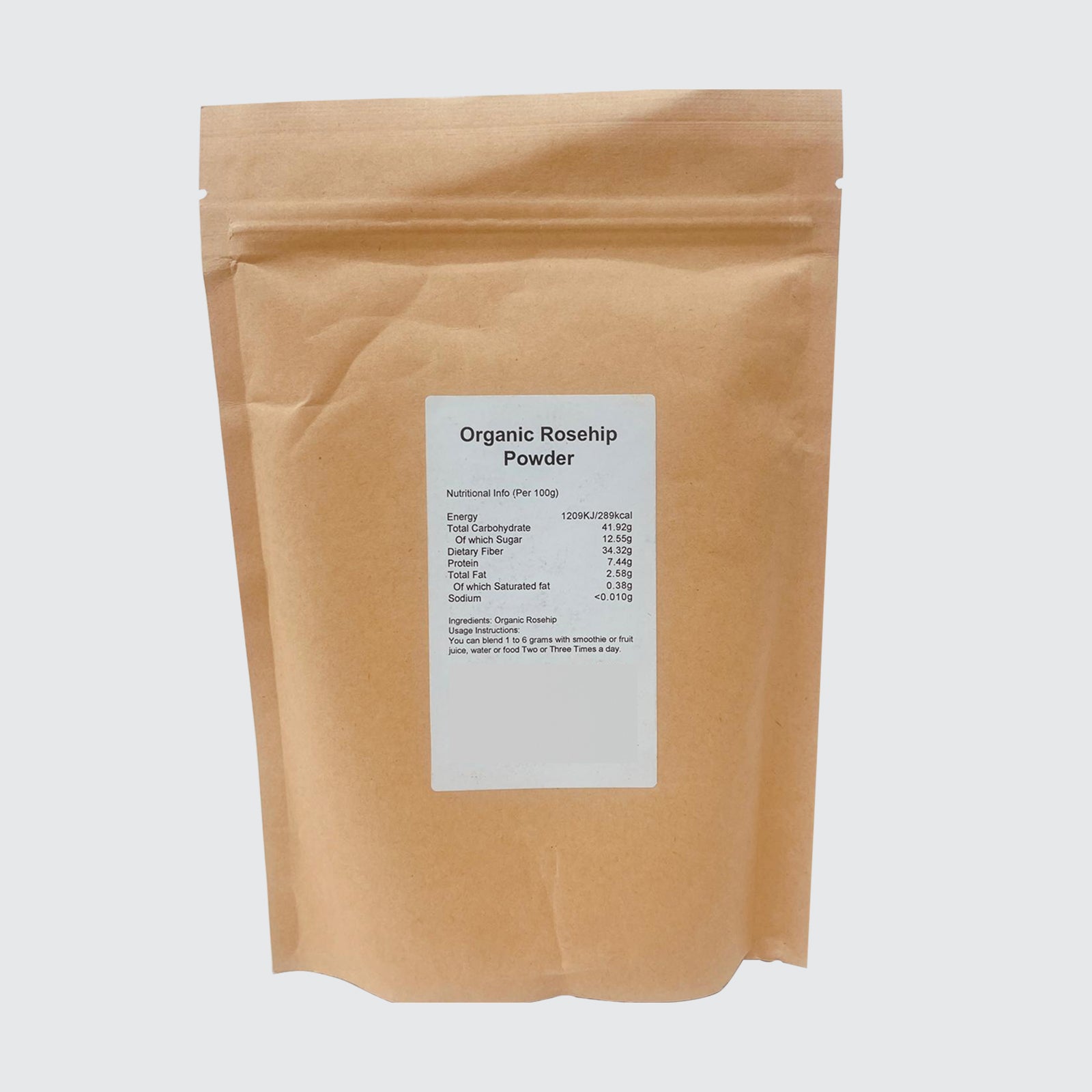 Organic Rosehip Powder - 100% Certified