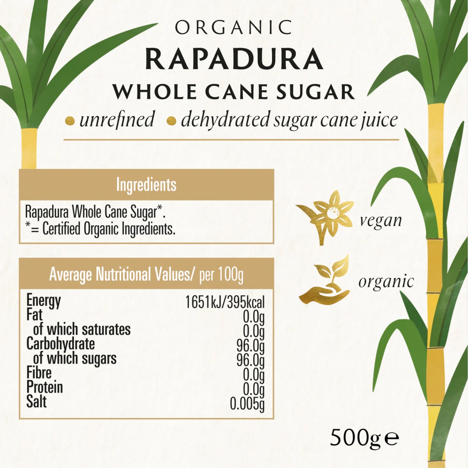 Biona Organic Rapadura/Succanat Wholecane Sugar