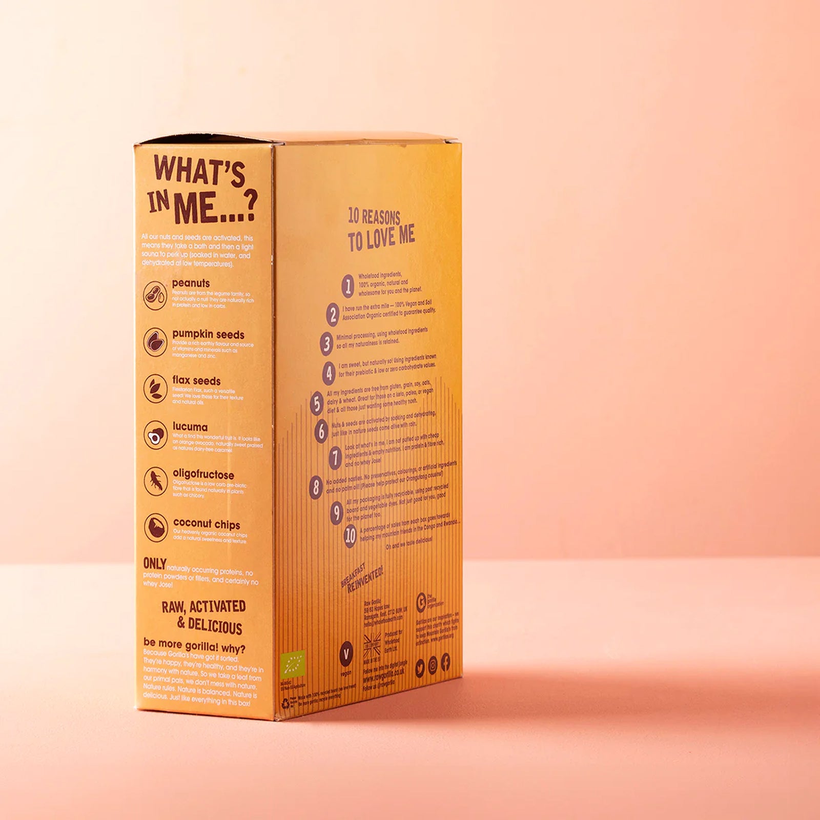 KETO Peanut Butter Granola Vegan - Gluten Free - No Added Sugar