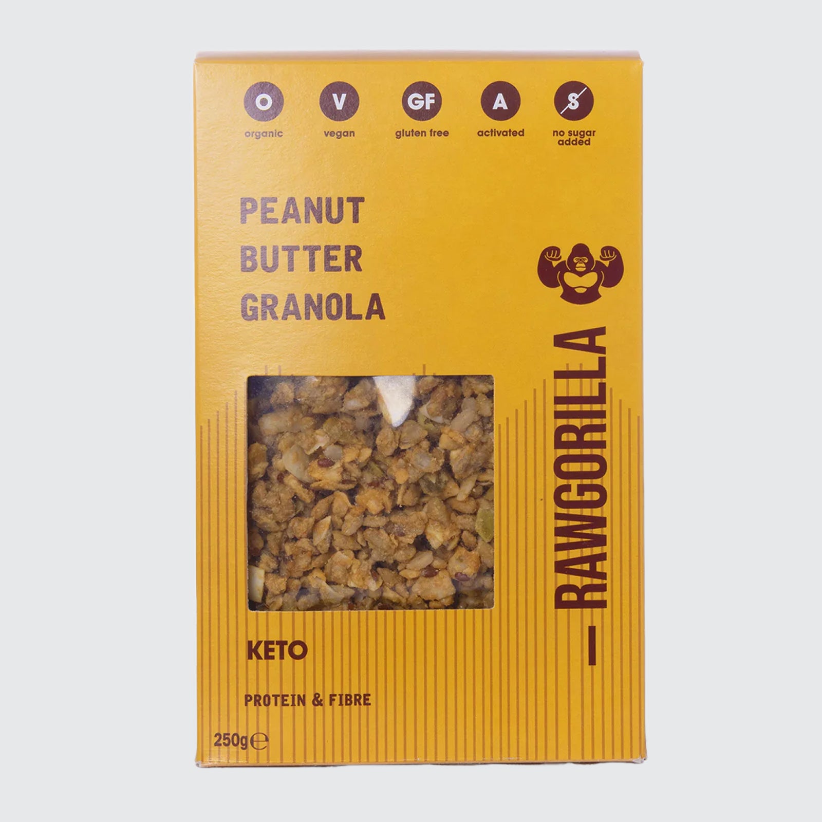 KETO Peanut Butter Granola Vegan - Gluten Free - No Added Sugar