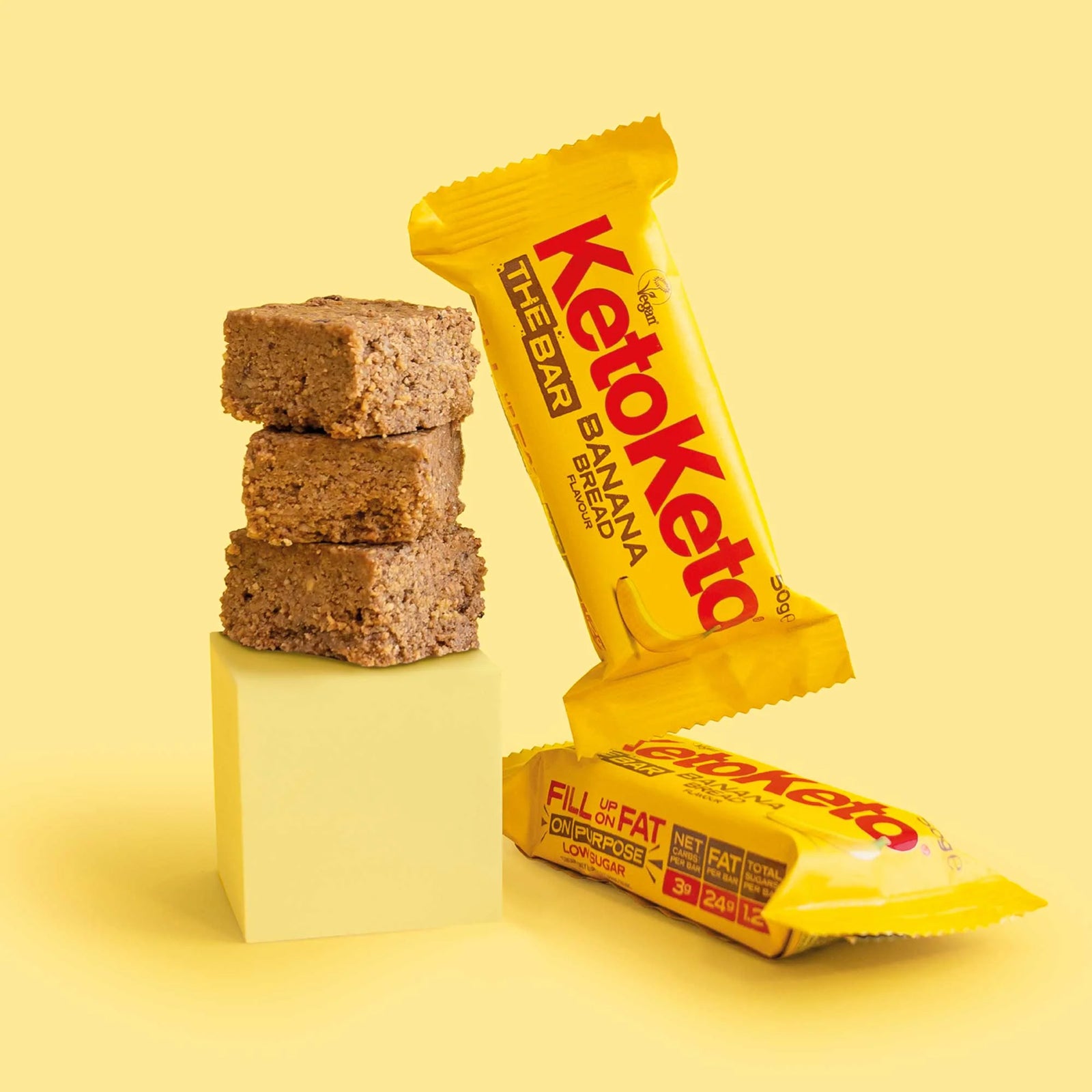 Keto Banana Bread Bar - Vegan