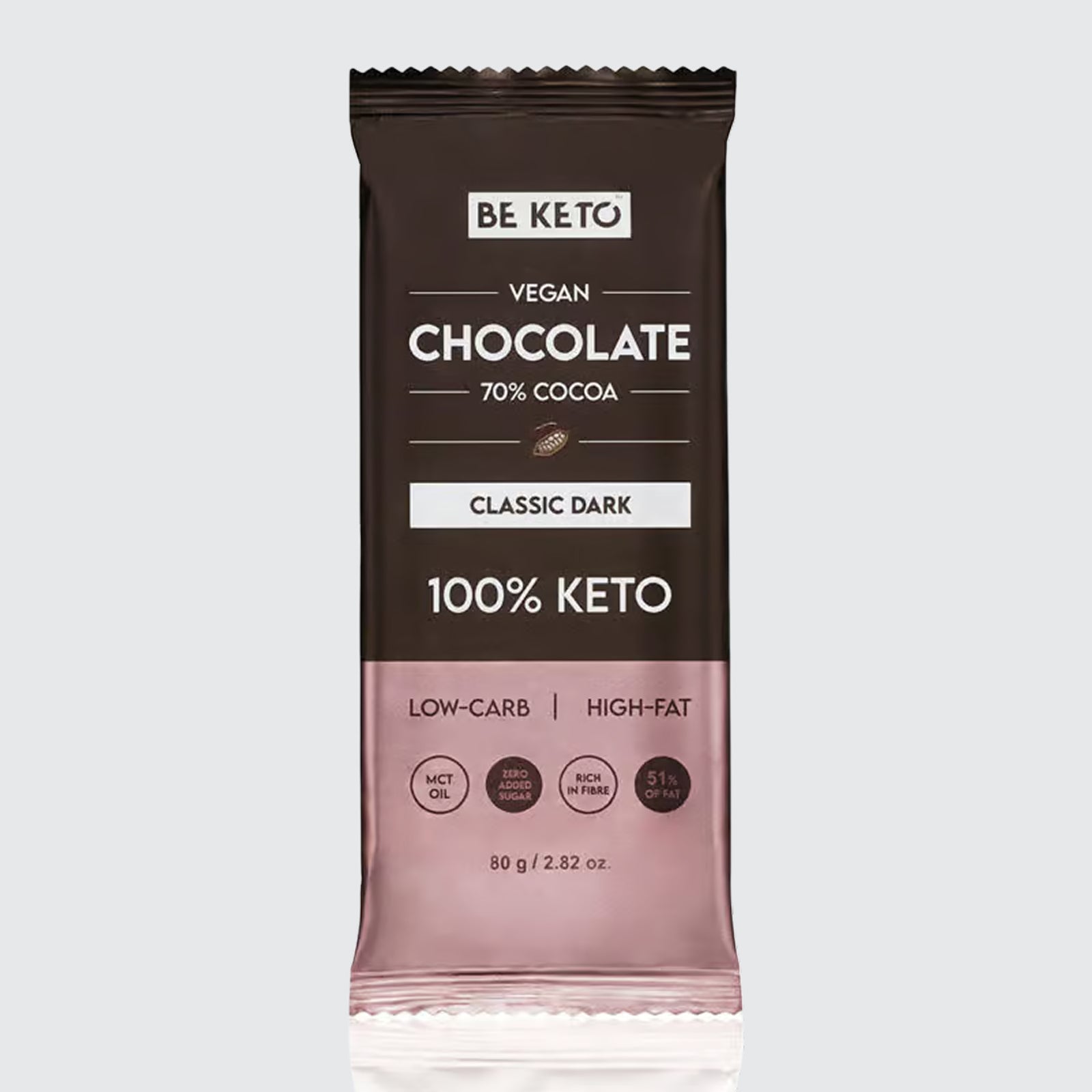 Keto Chocolate + MCT Oil – Classic Dark - Vegan