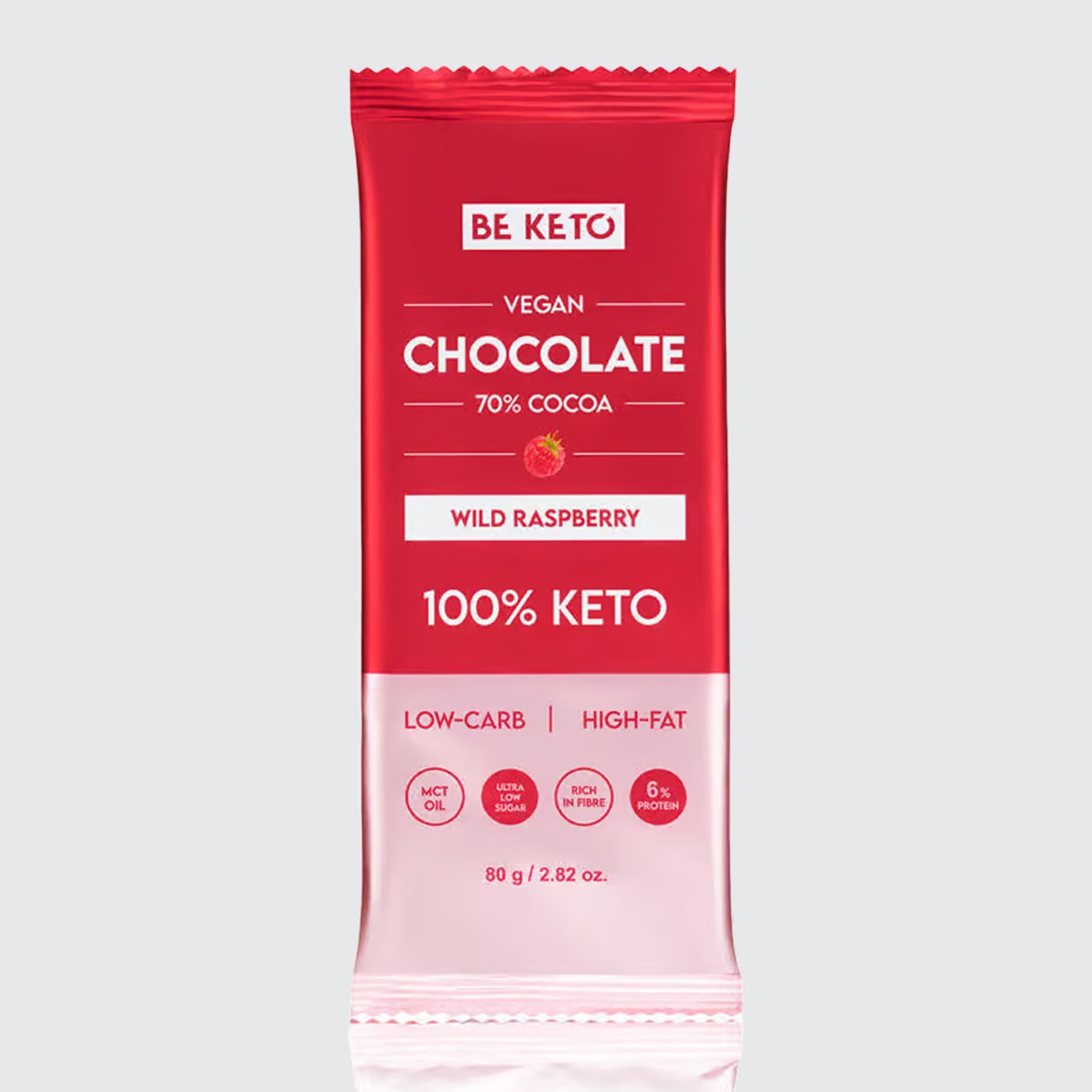 Keto Chocolate + MCT Wild Raspberry - Vegan