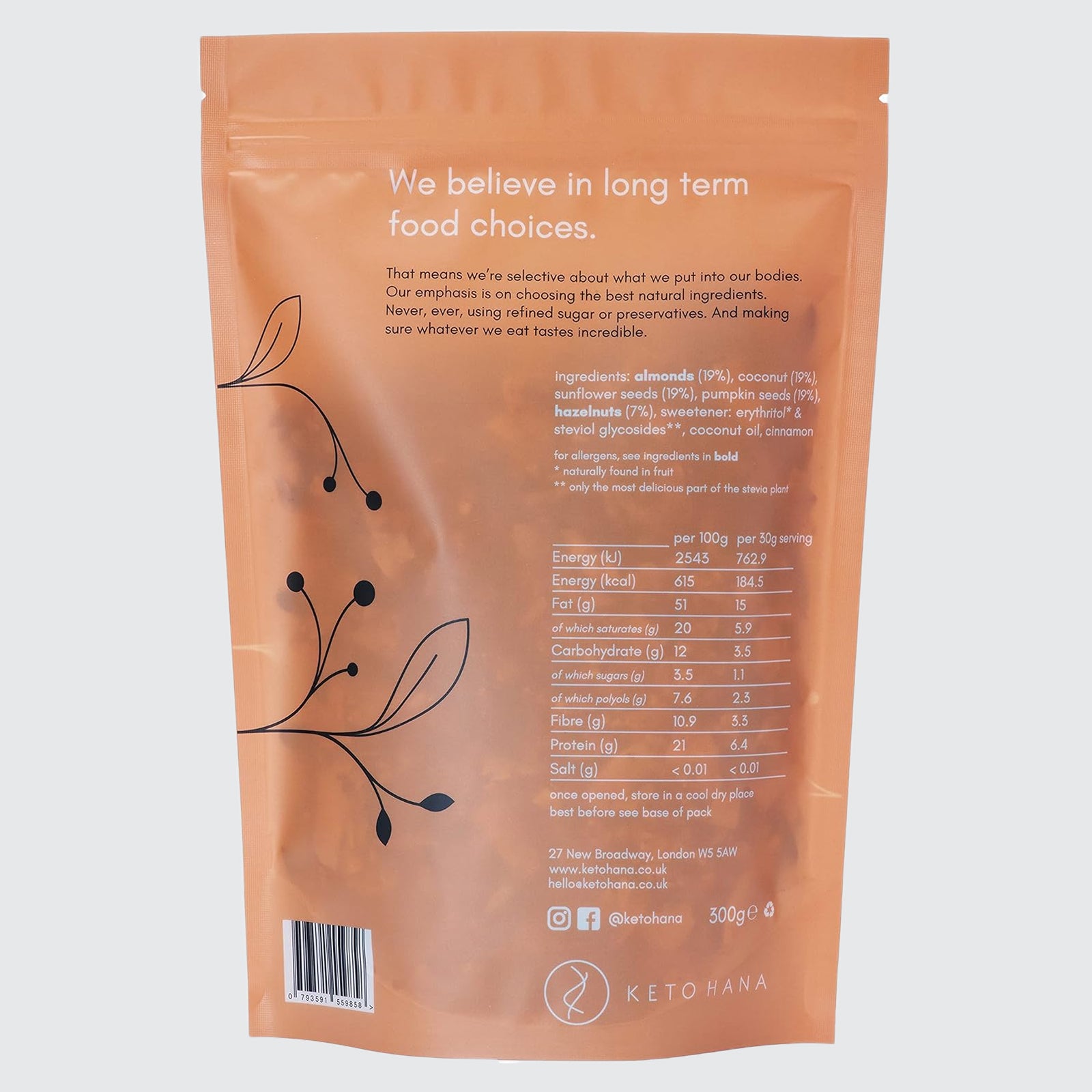 Keto Cinnamon  Granola