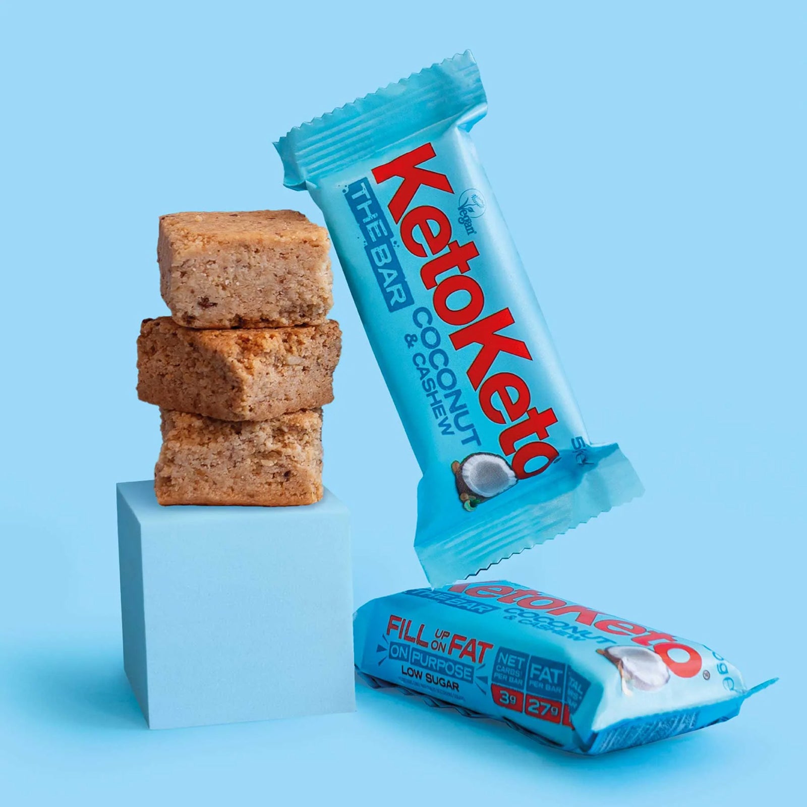 Keto Coconut & Cashew  Bar - Vegan