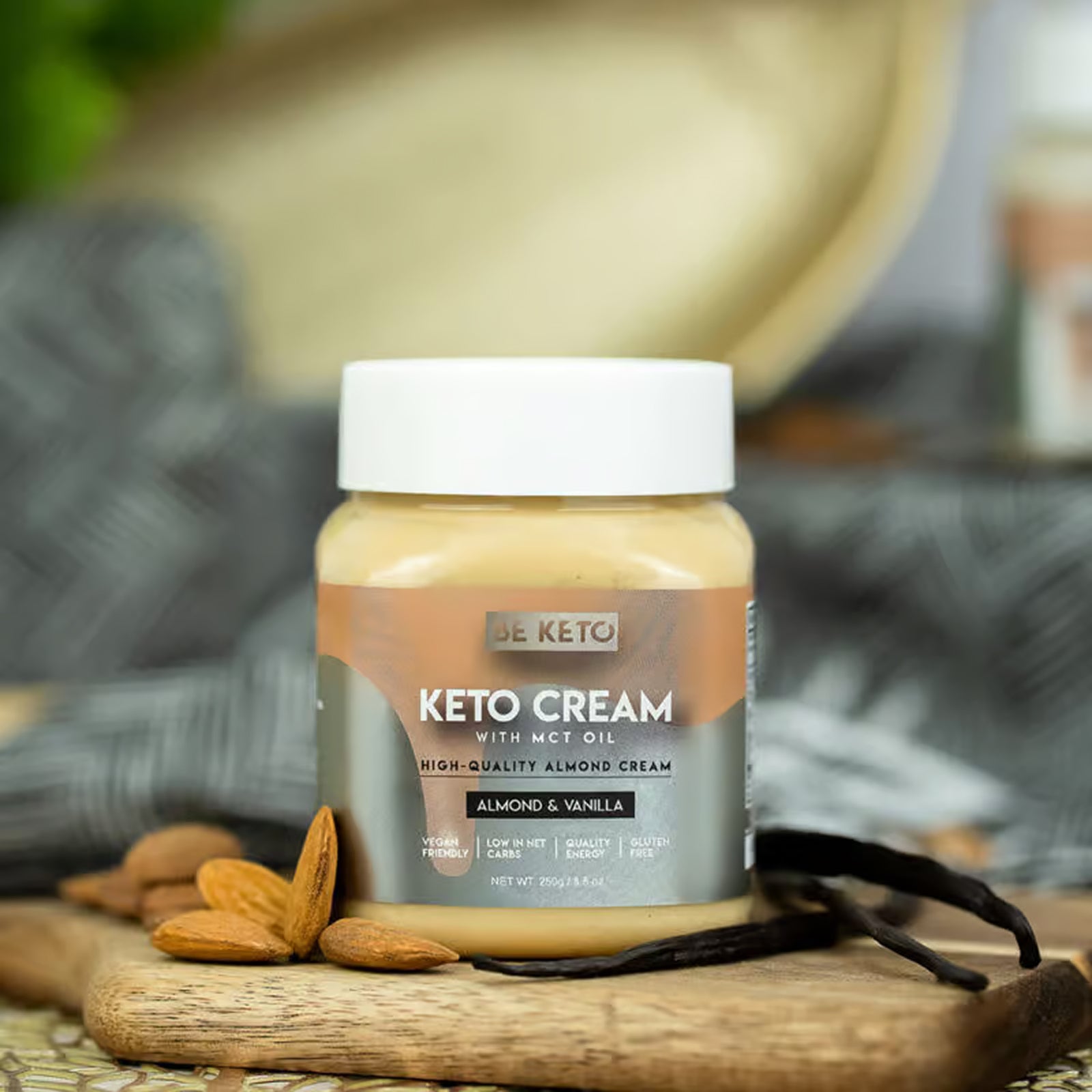 Keto Cream Almond & Vanilla - Gluten Free