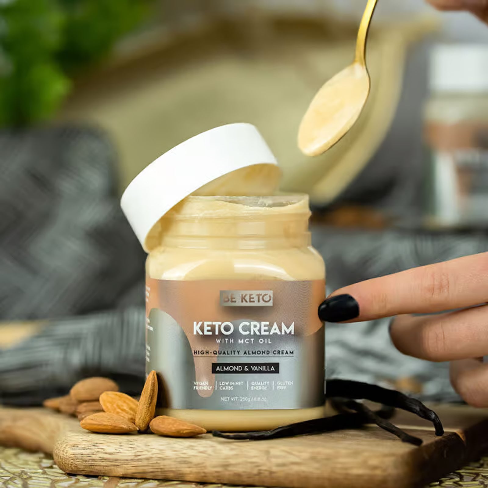Keto Cream Almond & Vanilla - Gluten Free