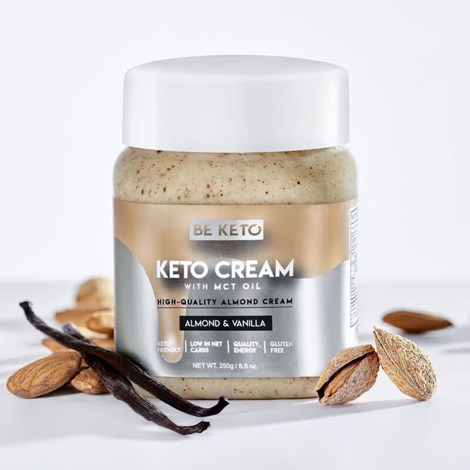 Keto Cream Almond & Vanilla - Gluten Free