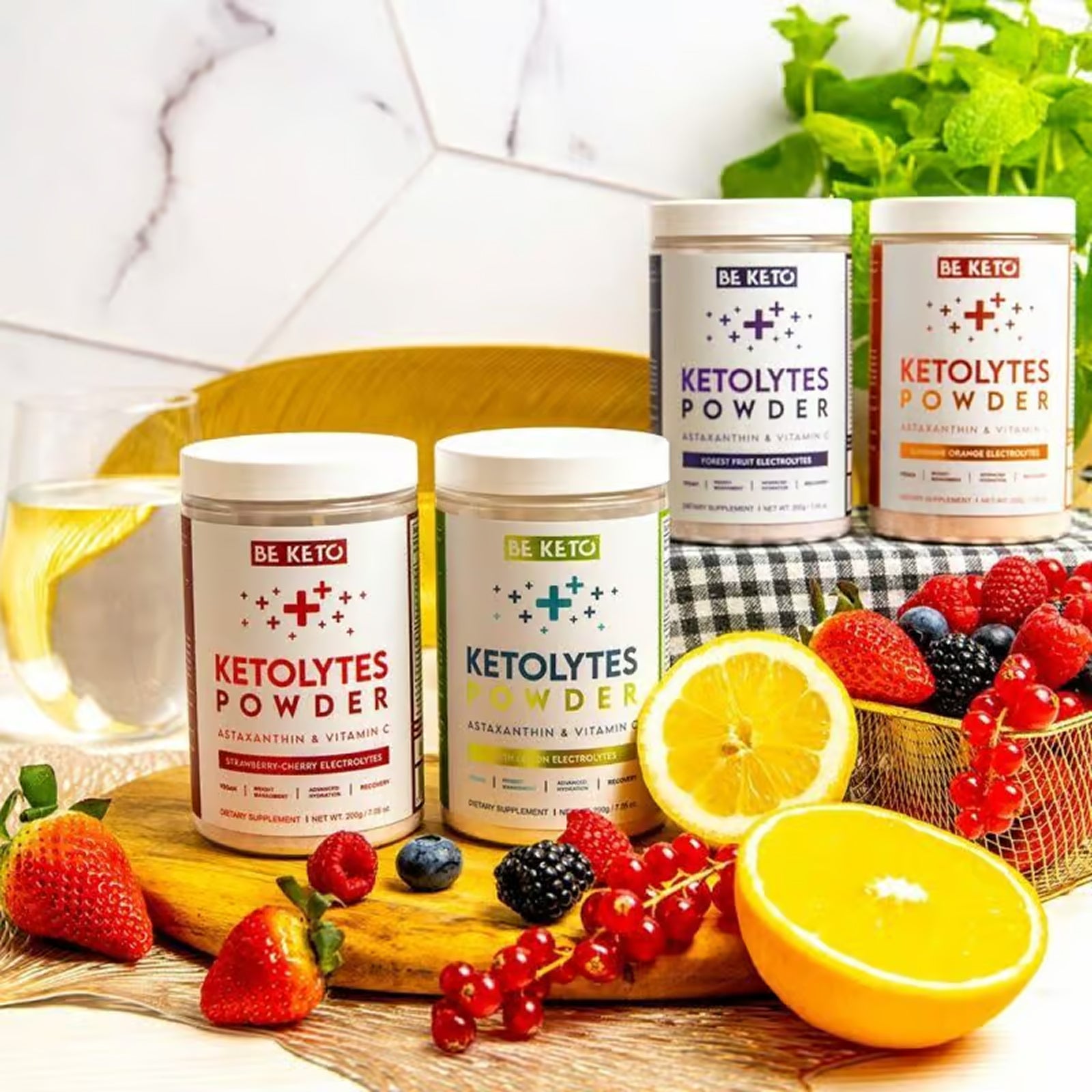 Keto Electrolytes Powder Fresh Lemon - Vegan
