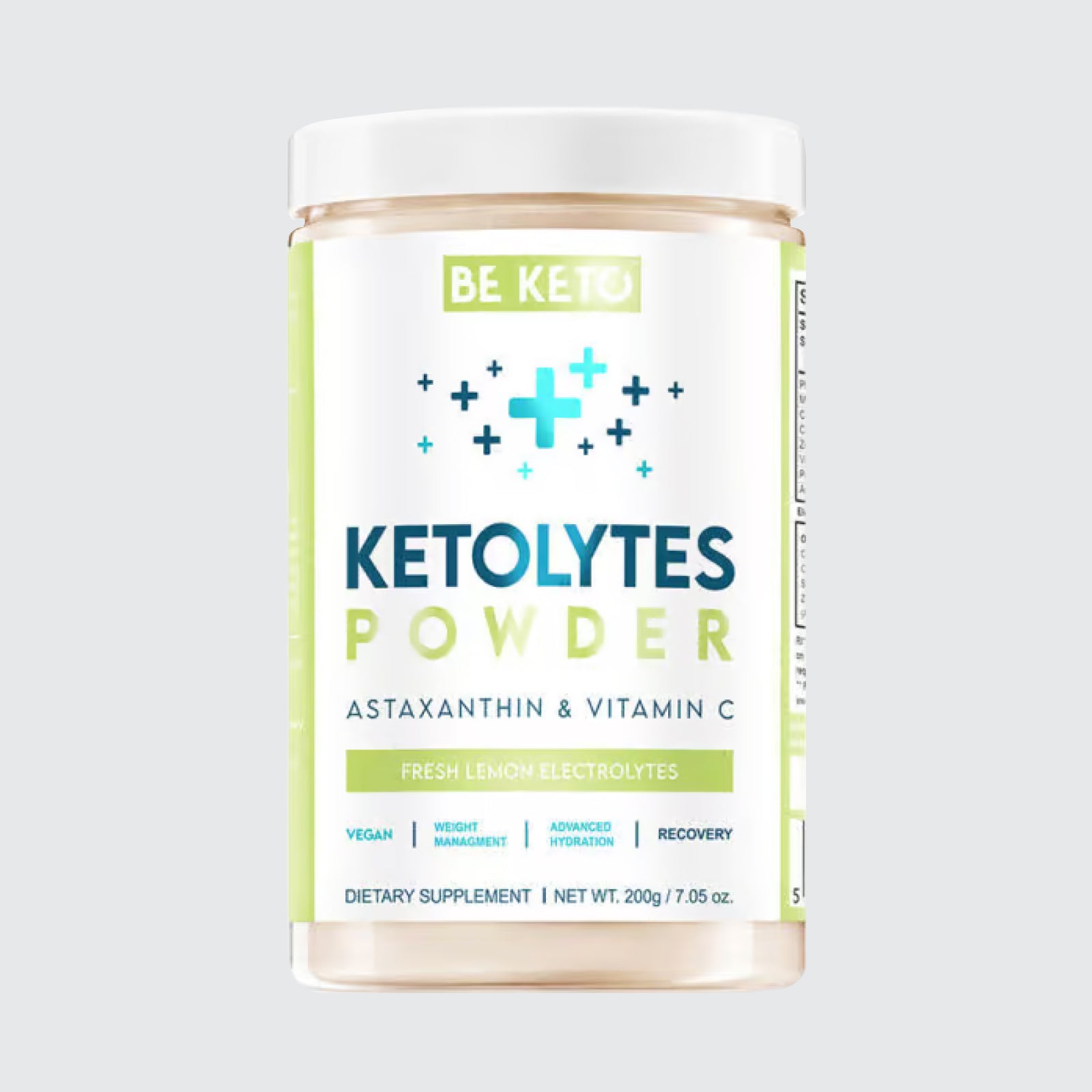 Keto Electrolytes Powder Fresh Lemon - Vegan