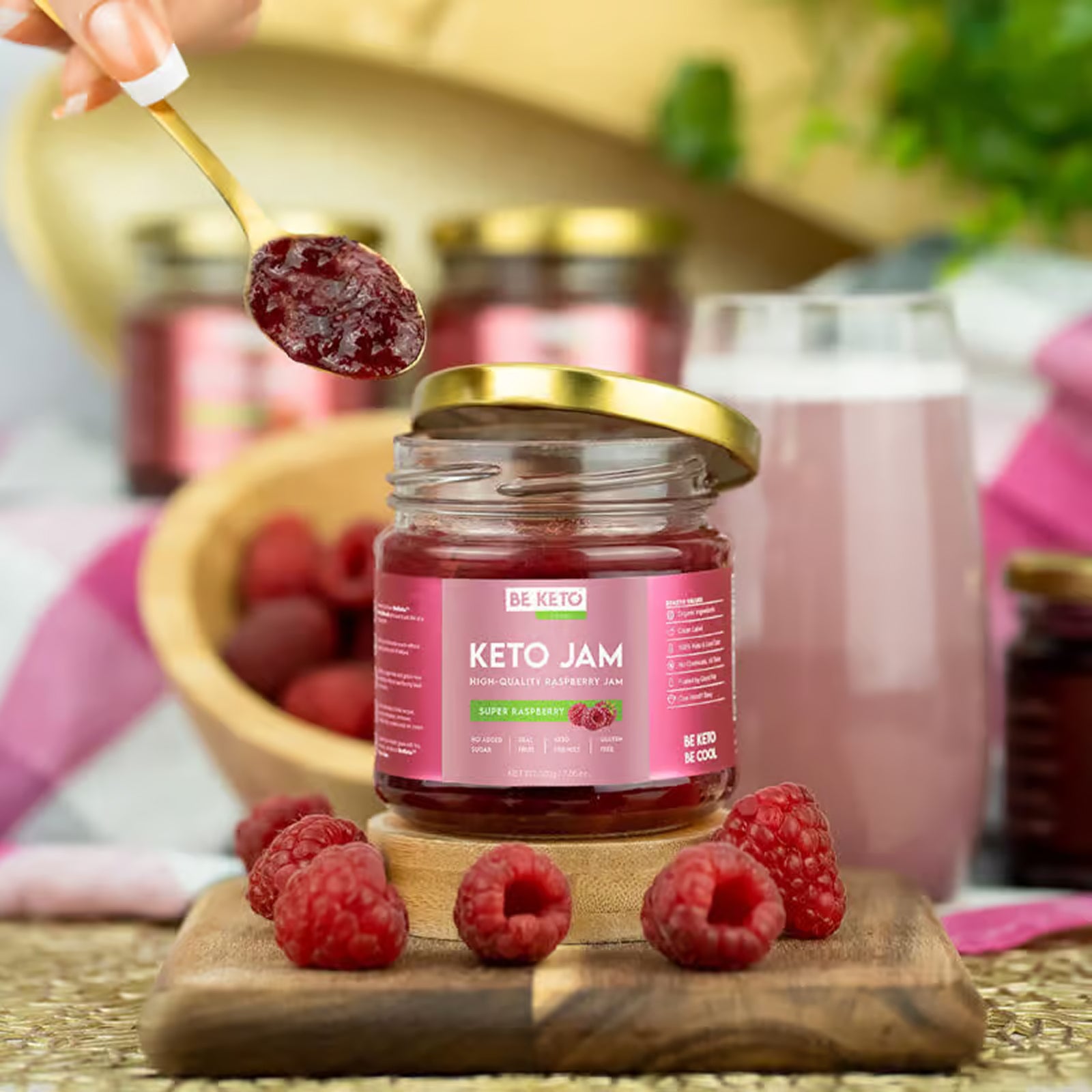 Keto Jam Super Raspberry - Gluten Free