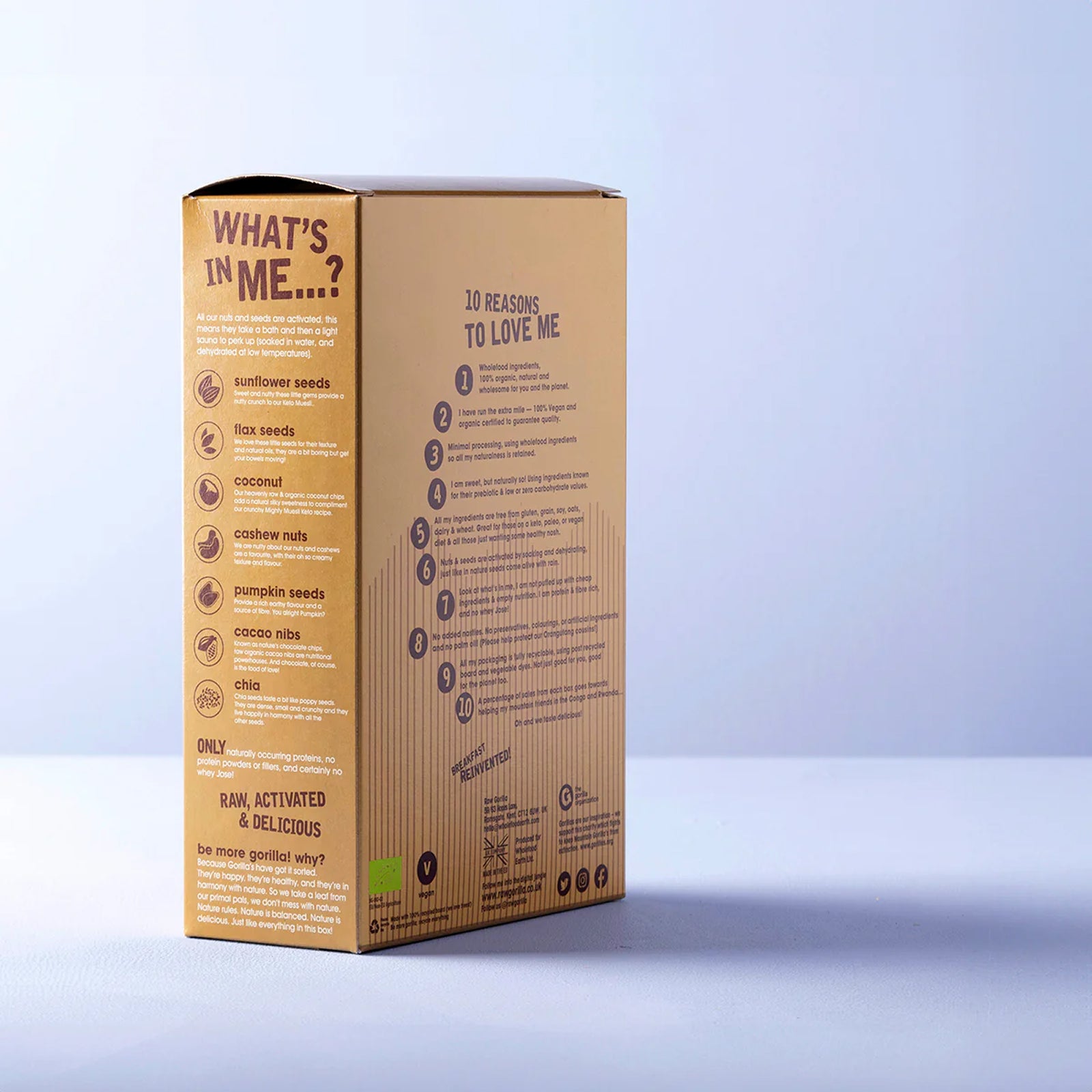 Keto Mighty Muesli - Vegan - Gluten Free - No Added Sugar