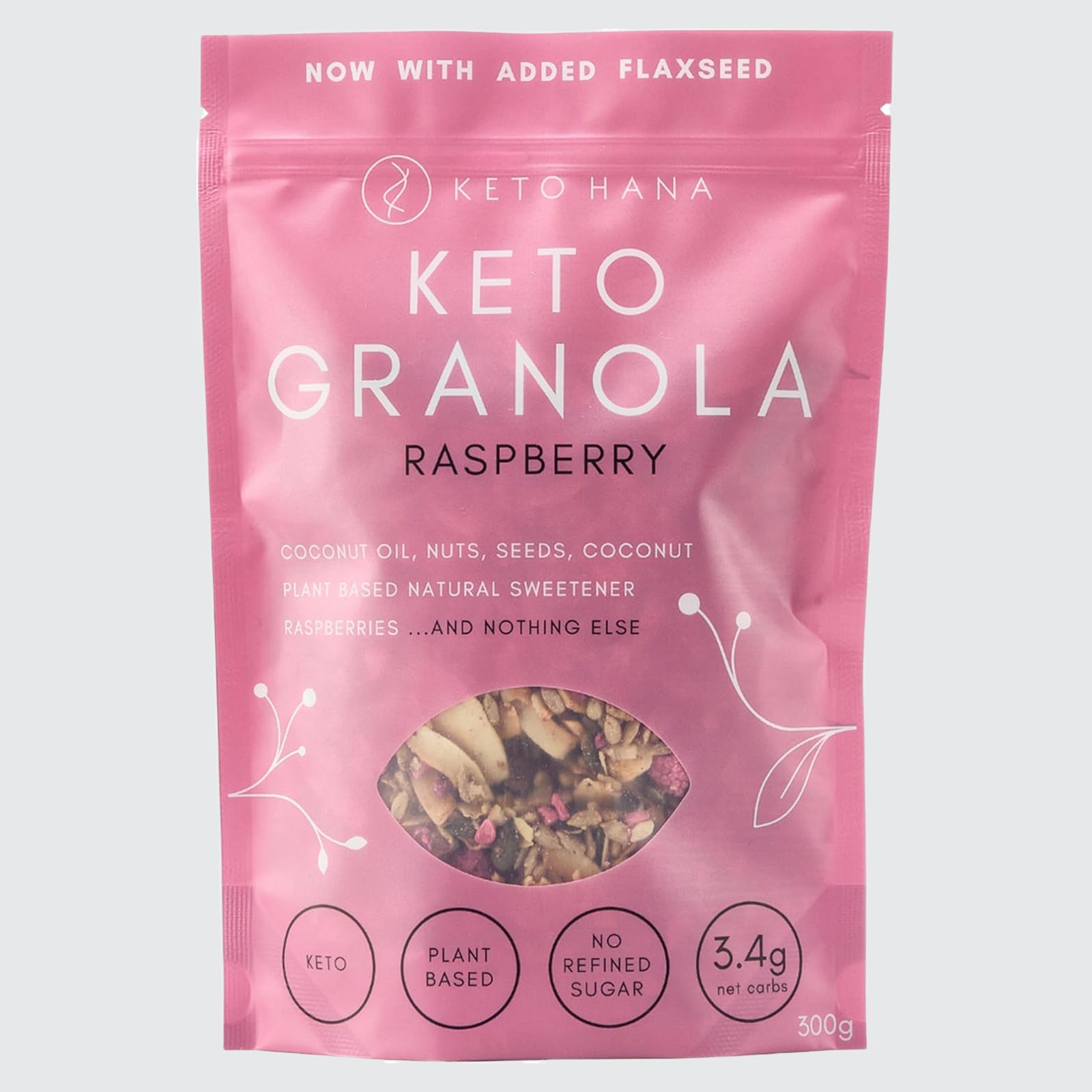 Keto Raspberry Granola