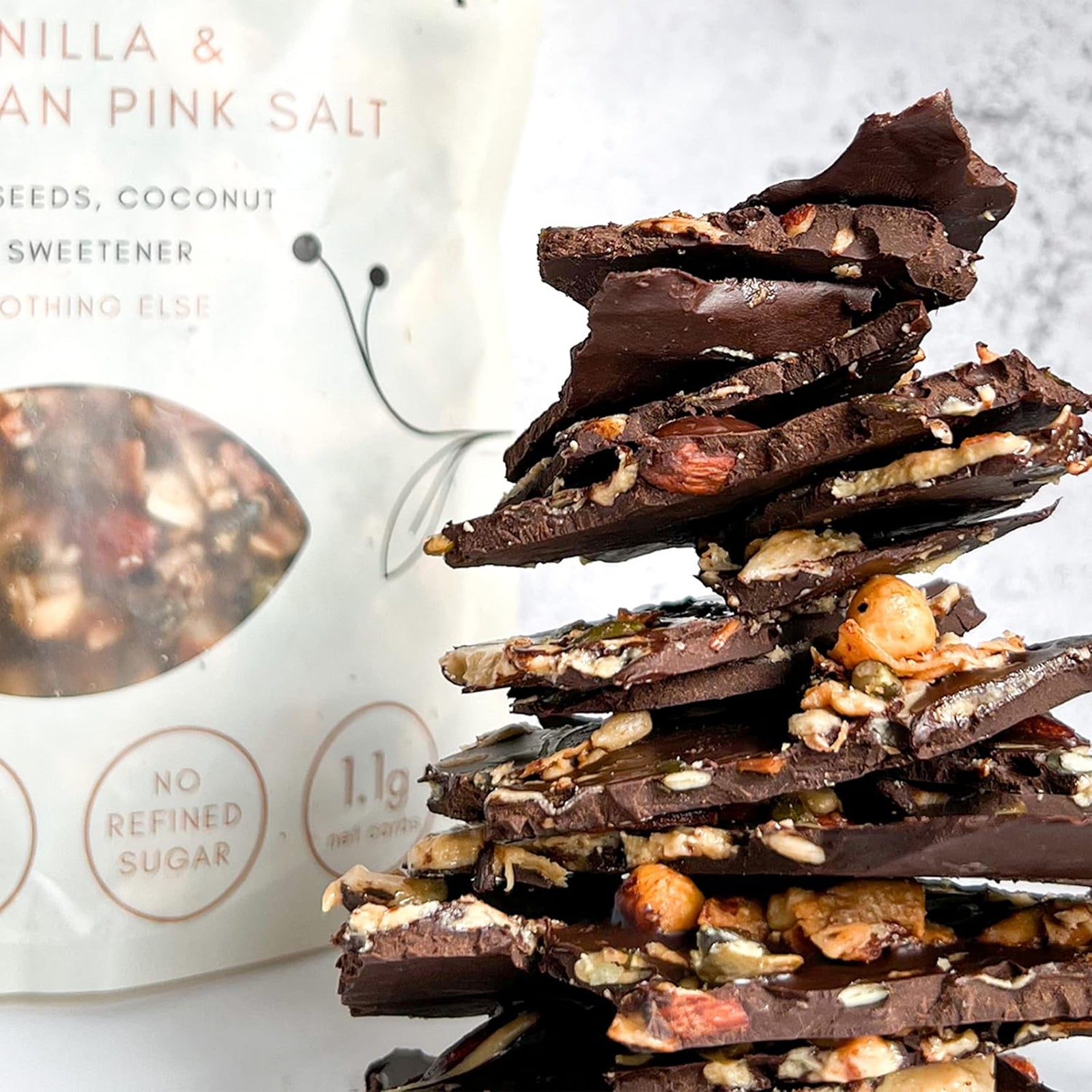 Keto Vanilla & Pink Himalayan Salt Granola