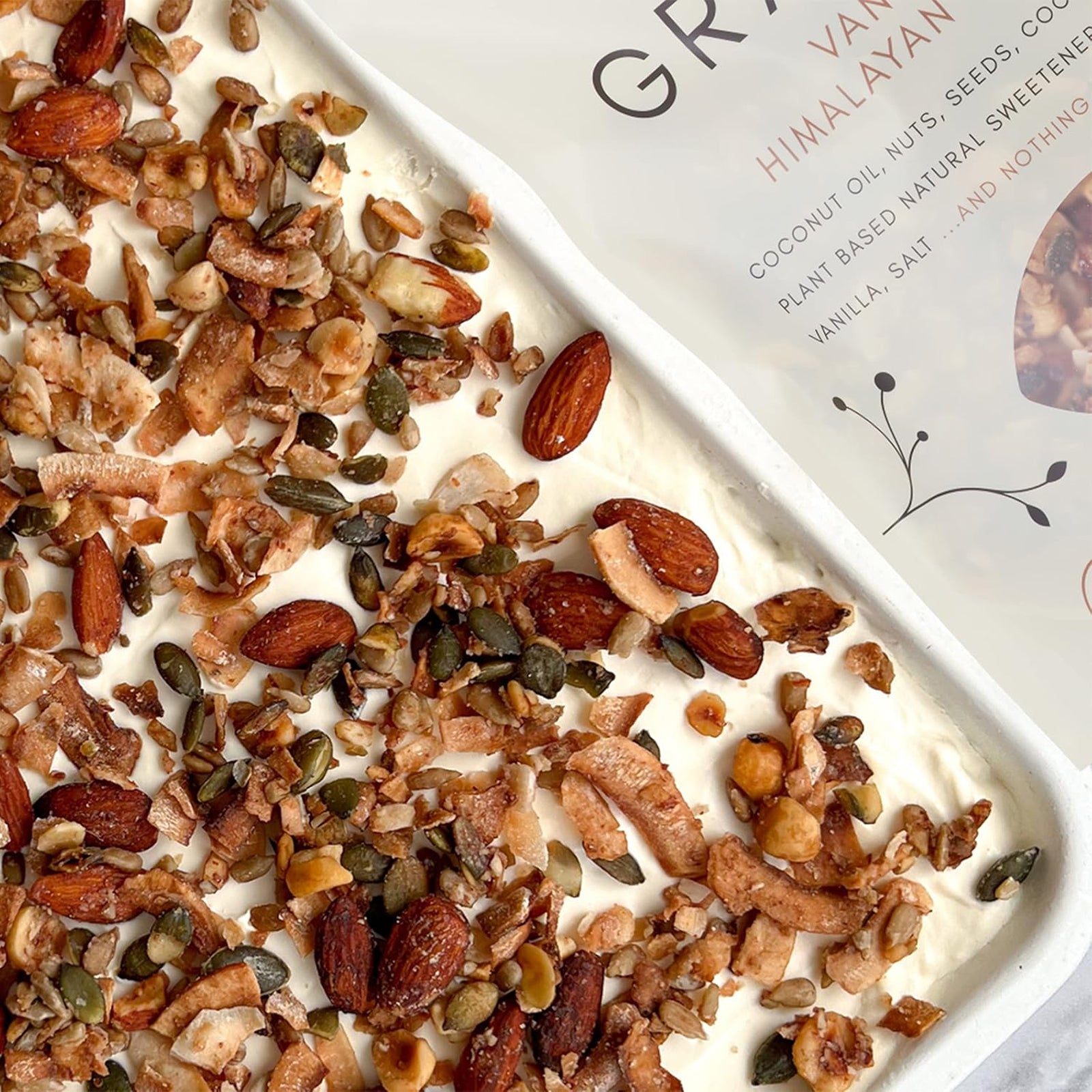Keto Vanilla & Pink Himalayan Salt Granola