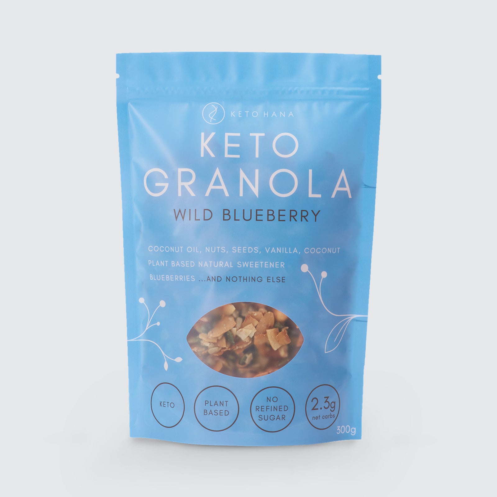 Keto Wild Blueberry Granola