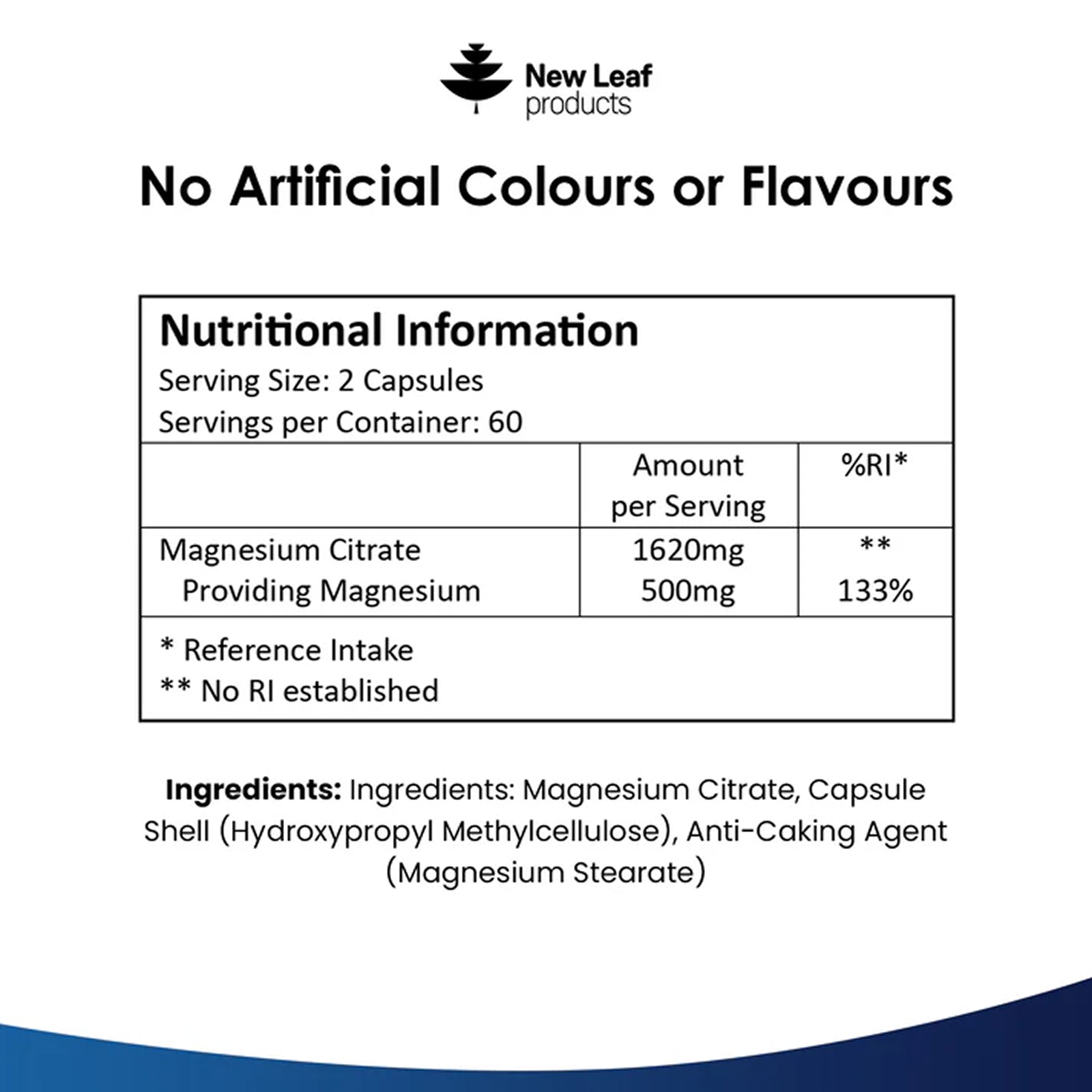 Magnesium Citrate 1620mg Elemental 500mg