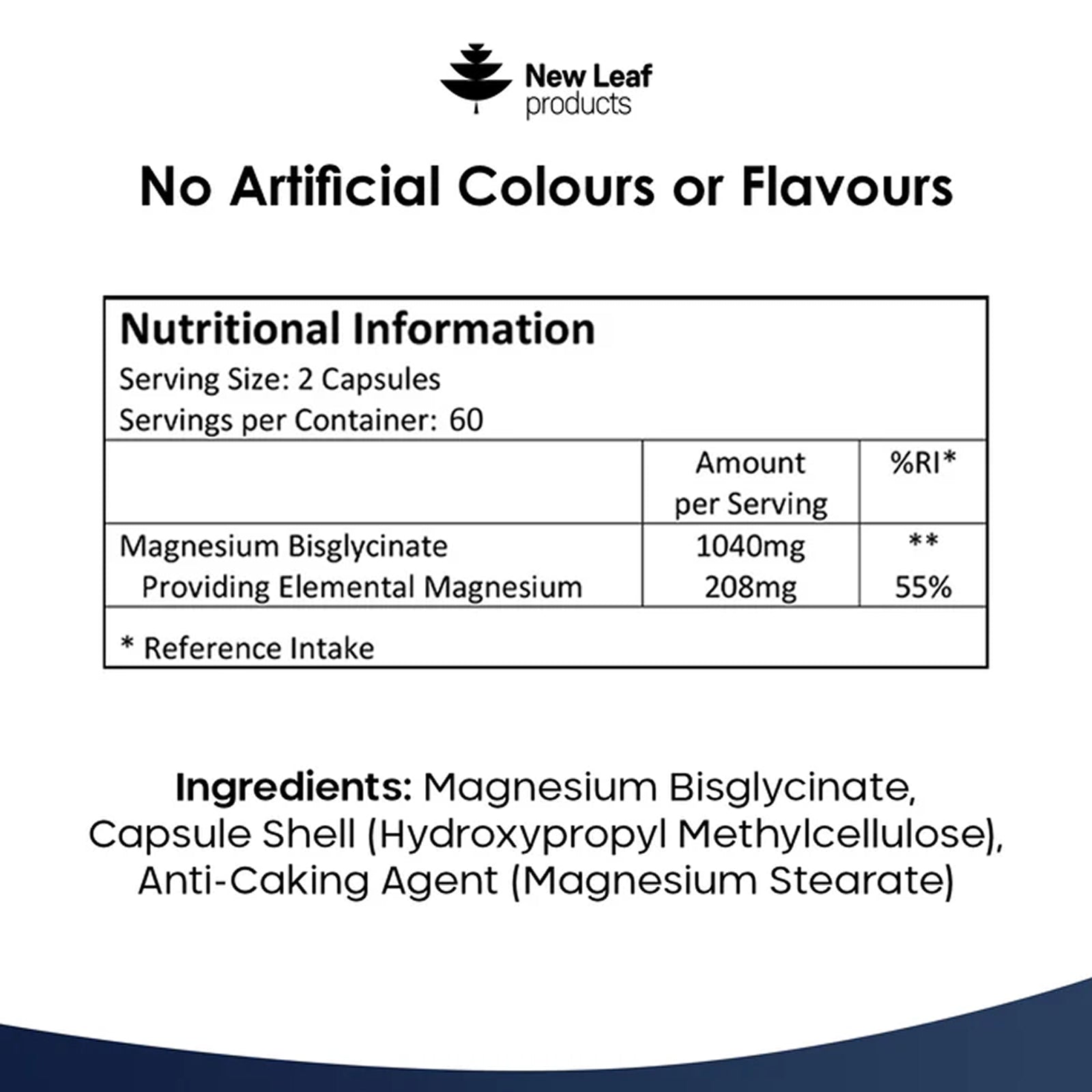 Magnesium Glycinate 1040mg Elemental 208mg