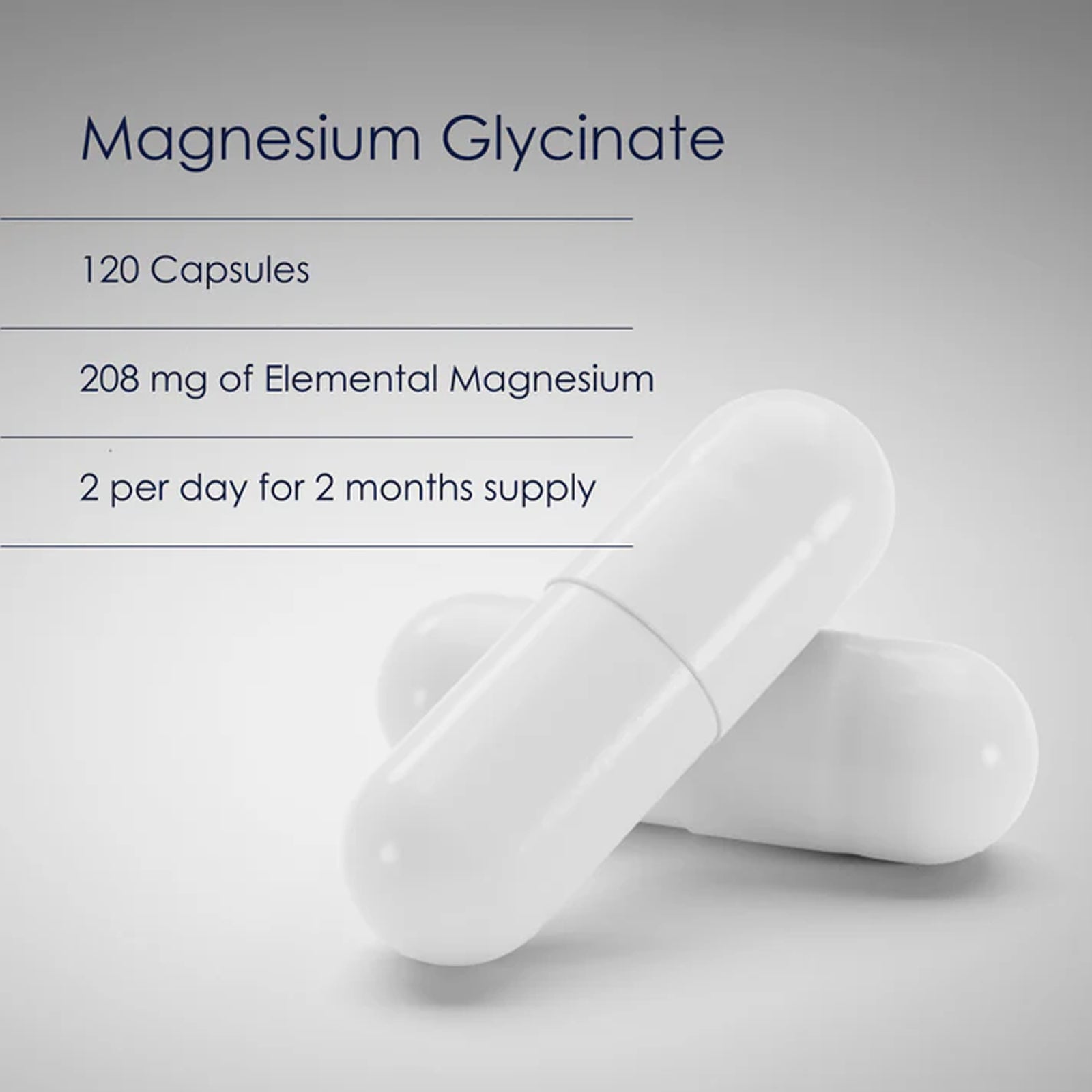 Magnesium Glycinate 1040mg Elemental 208mg