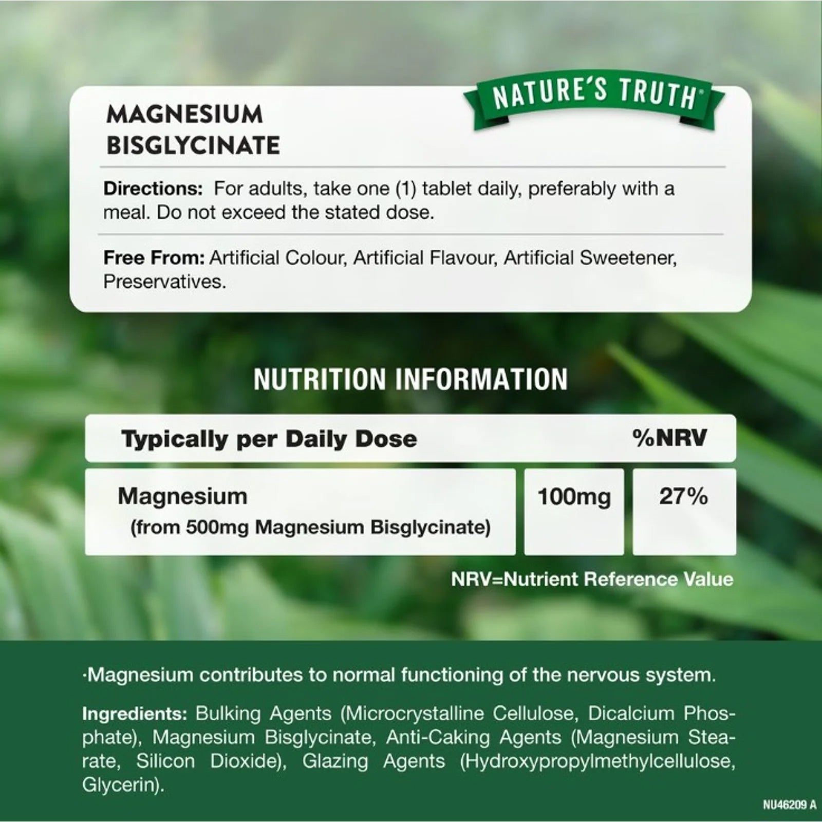 Magnesium Glycinate 500mg