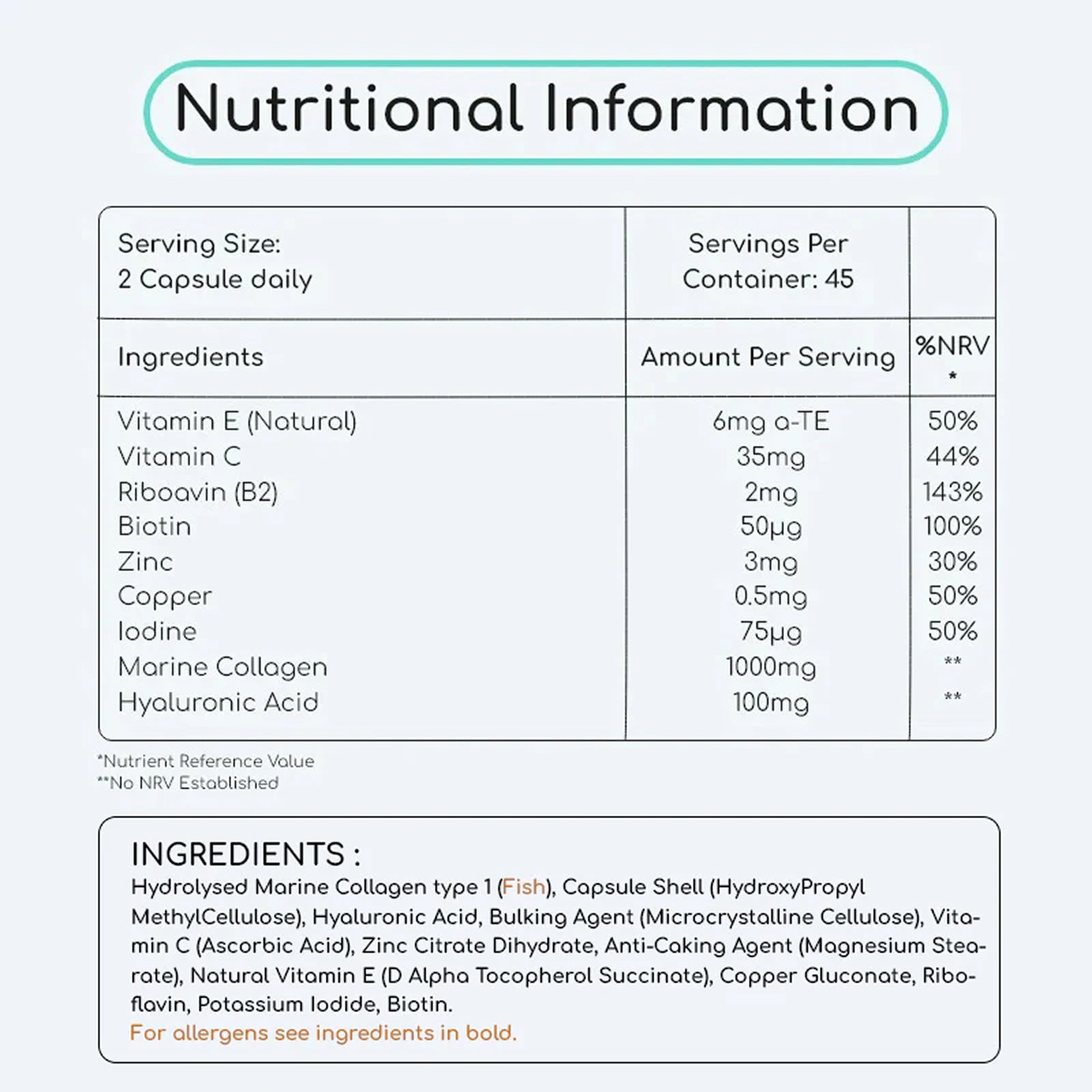 Marine Collagen Complex