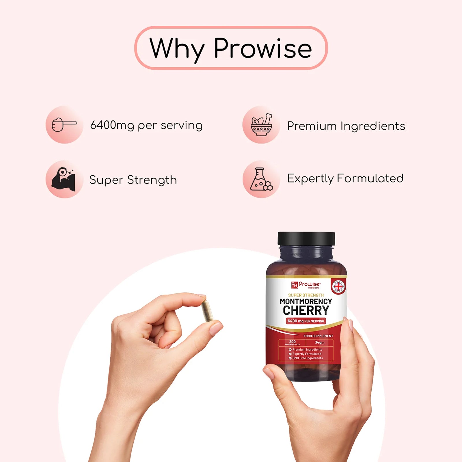 Montmorency Cherry 6400mg - Gout Care, Sleep