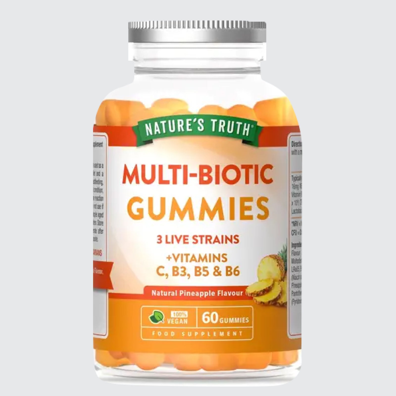 Multi-Biotic 3 Live Strains + Vits C B3 B5 & B6