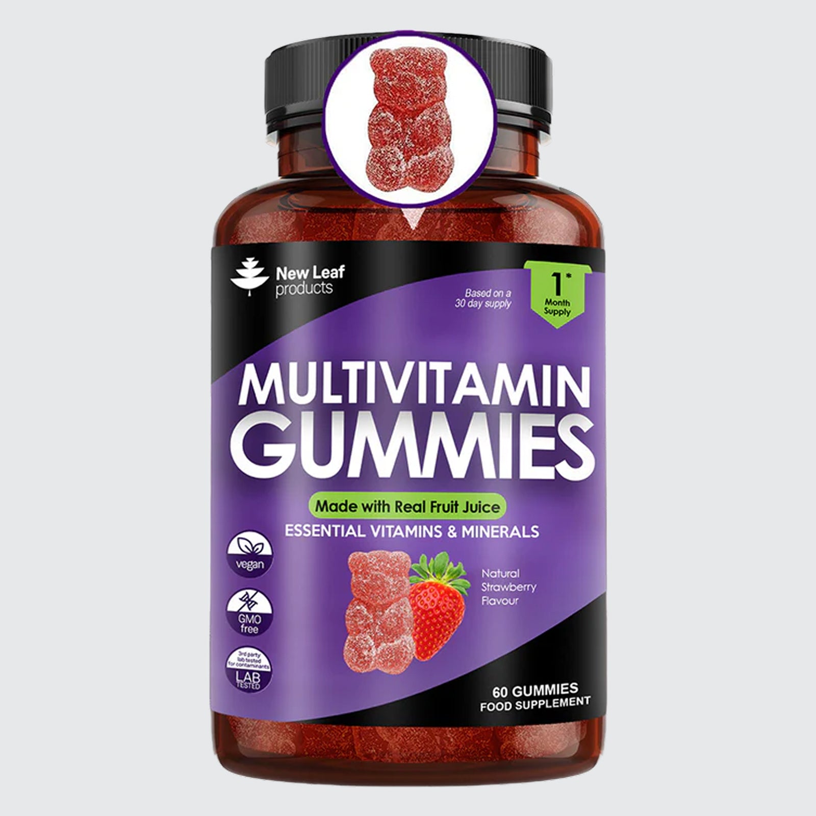 Multivitamin Coated Gummies For Adults