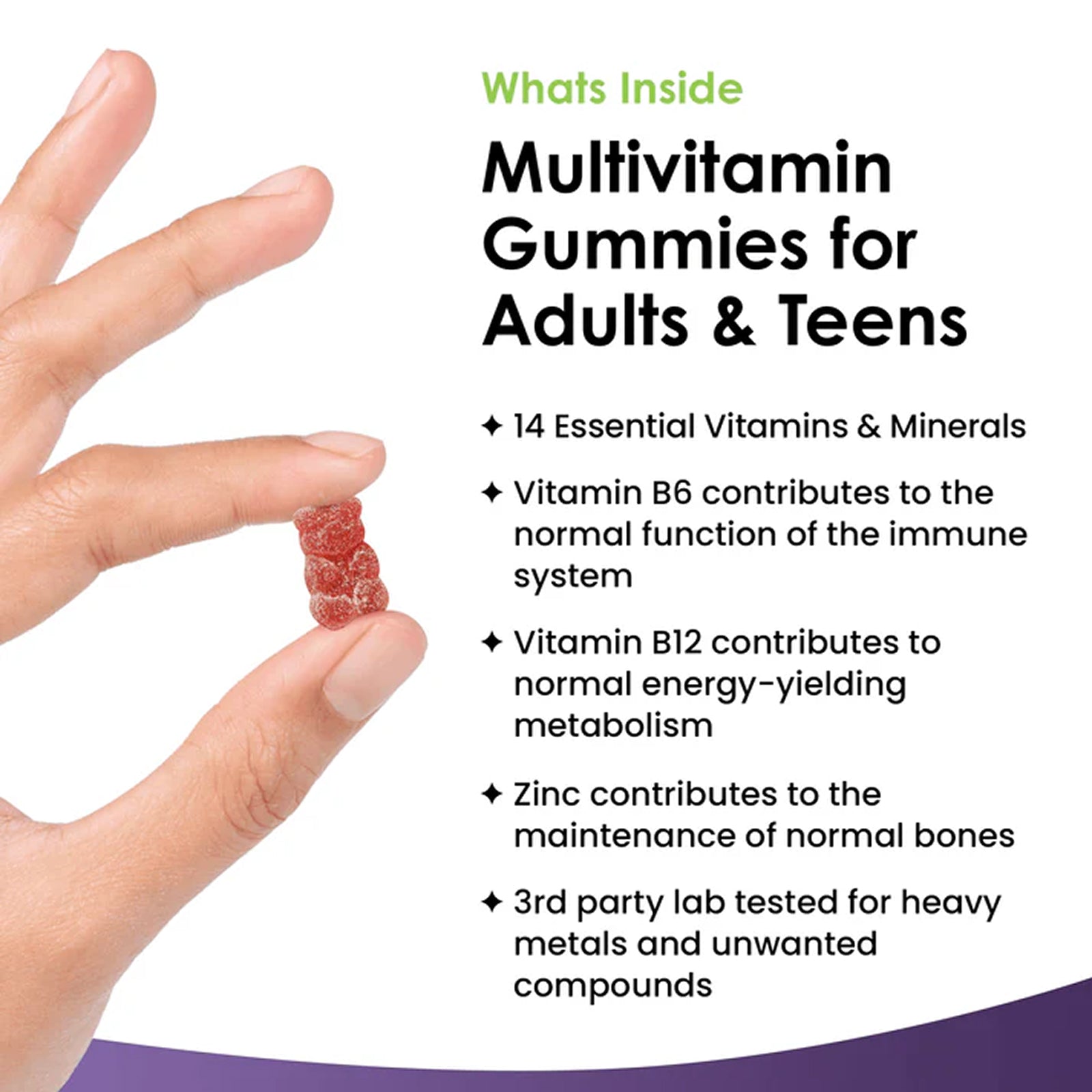 Multivitamin Coated Gummies For Adults