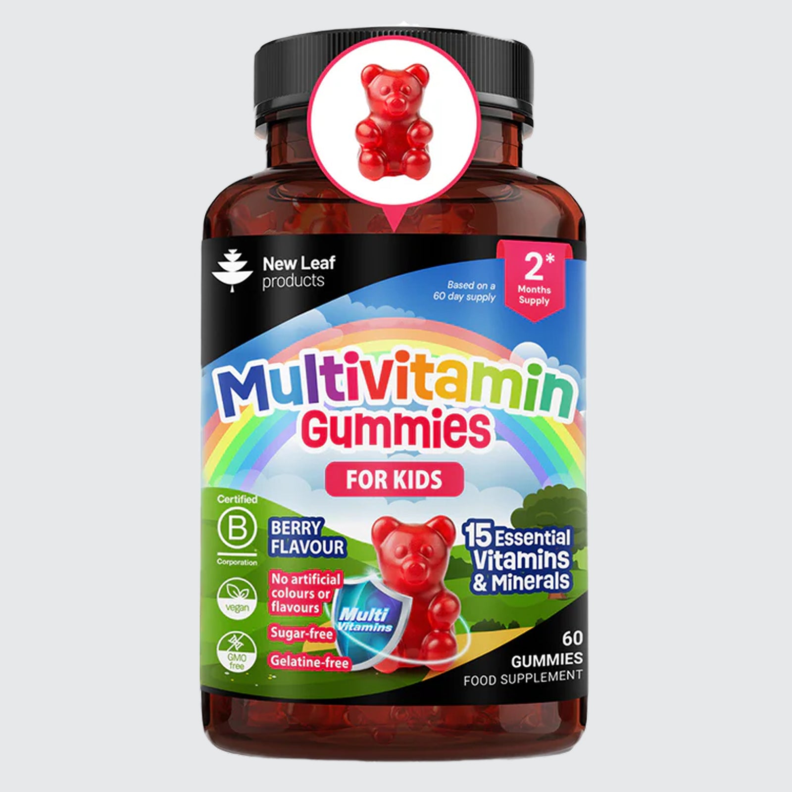 Multivitamin Gummies For Kids Sugar Free Vegan