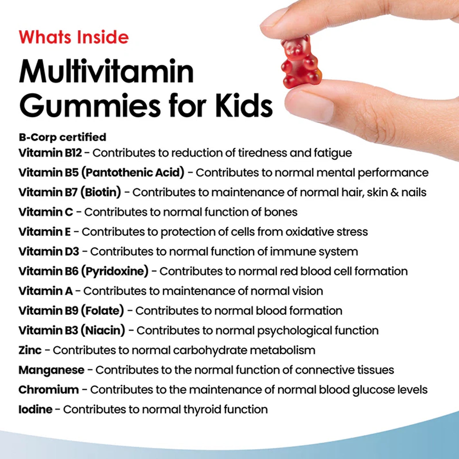 Multivitamin Gummies For Kids Sugar Free Vegan