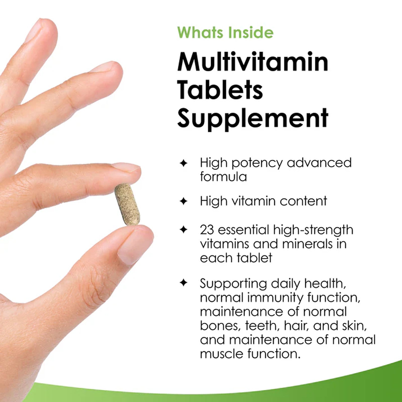 Multivitamin Plus Iron 26 Essential Vitamin & Minerals