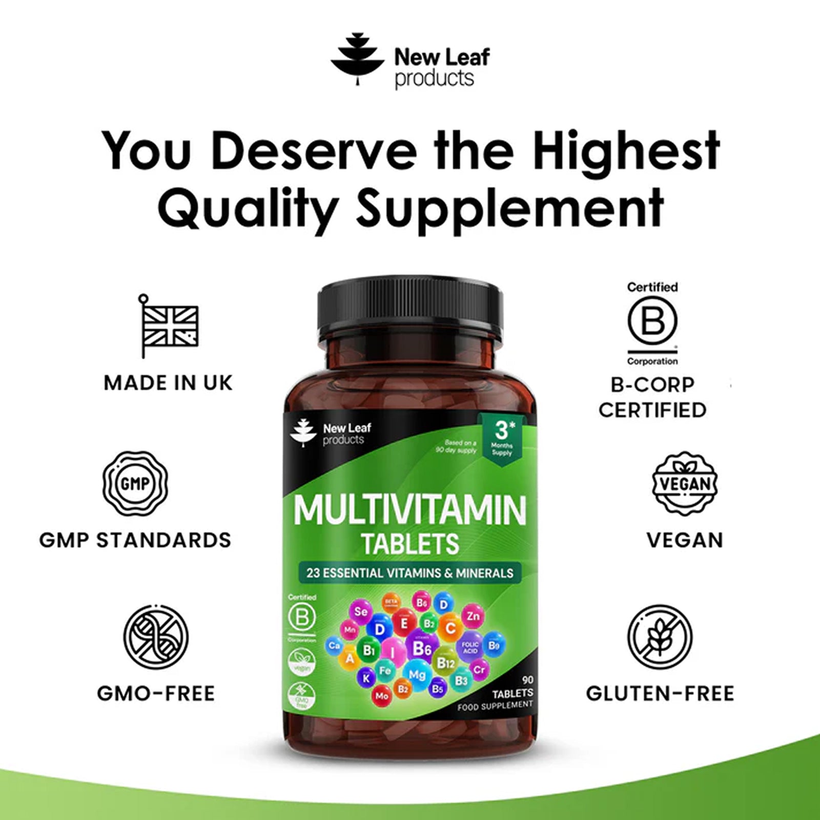 Multivitamin Plus Iron 26 Essential Vitamin & Minerals