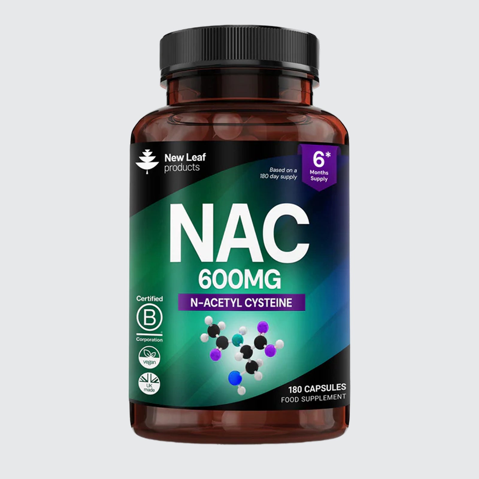 N-Acetyl-Cysteine 600mg Amino Acid Vegan - NAC