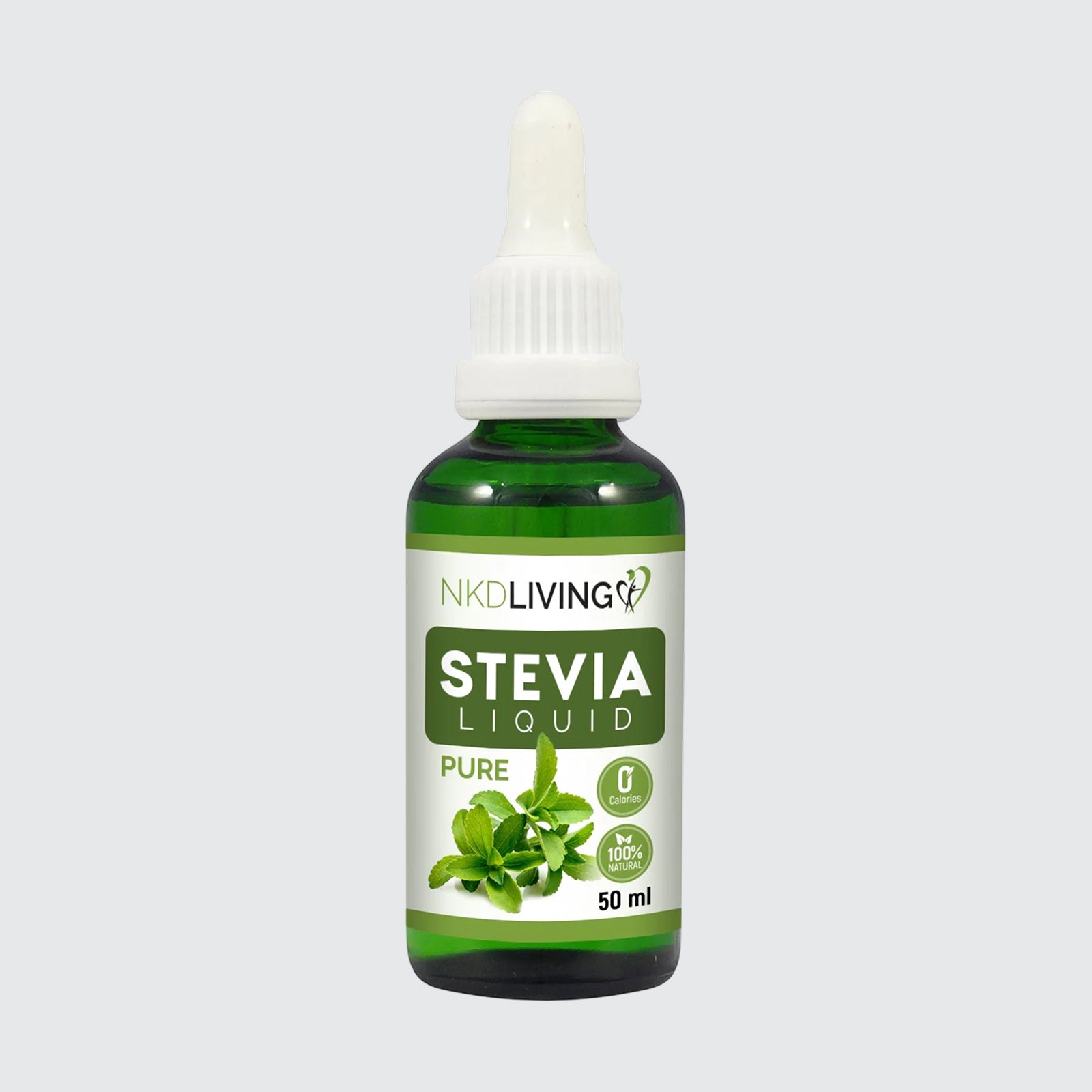 NKD Living 100% Natural Stevia Liquid Pure Sweetener