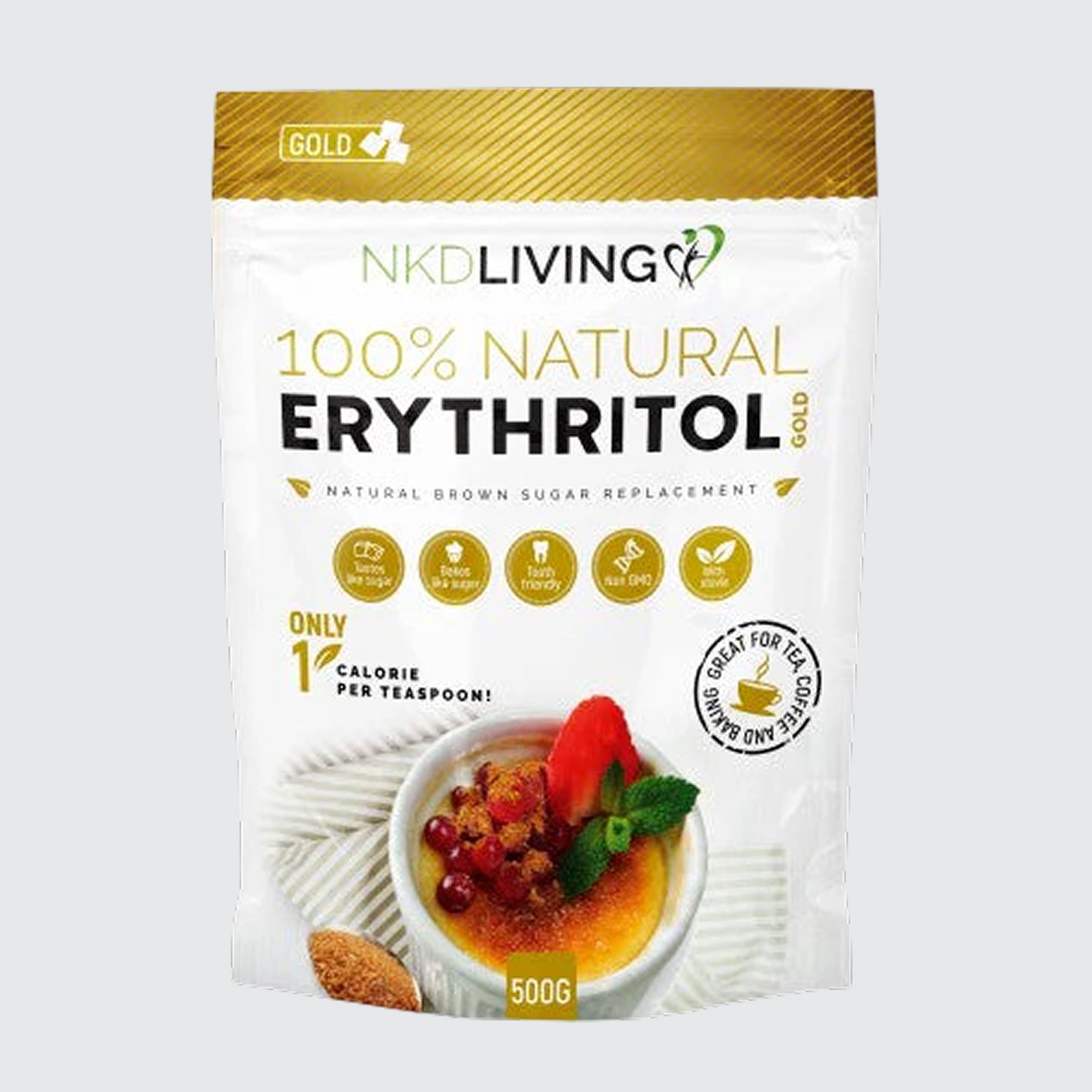 NKD Living Erythritol GOLD Natural Low Calorie Sweetener