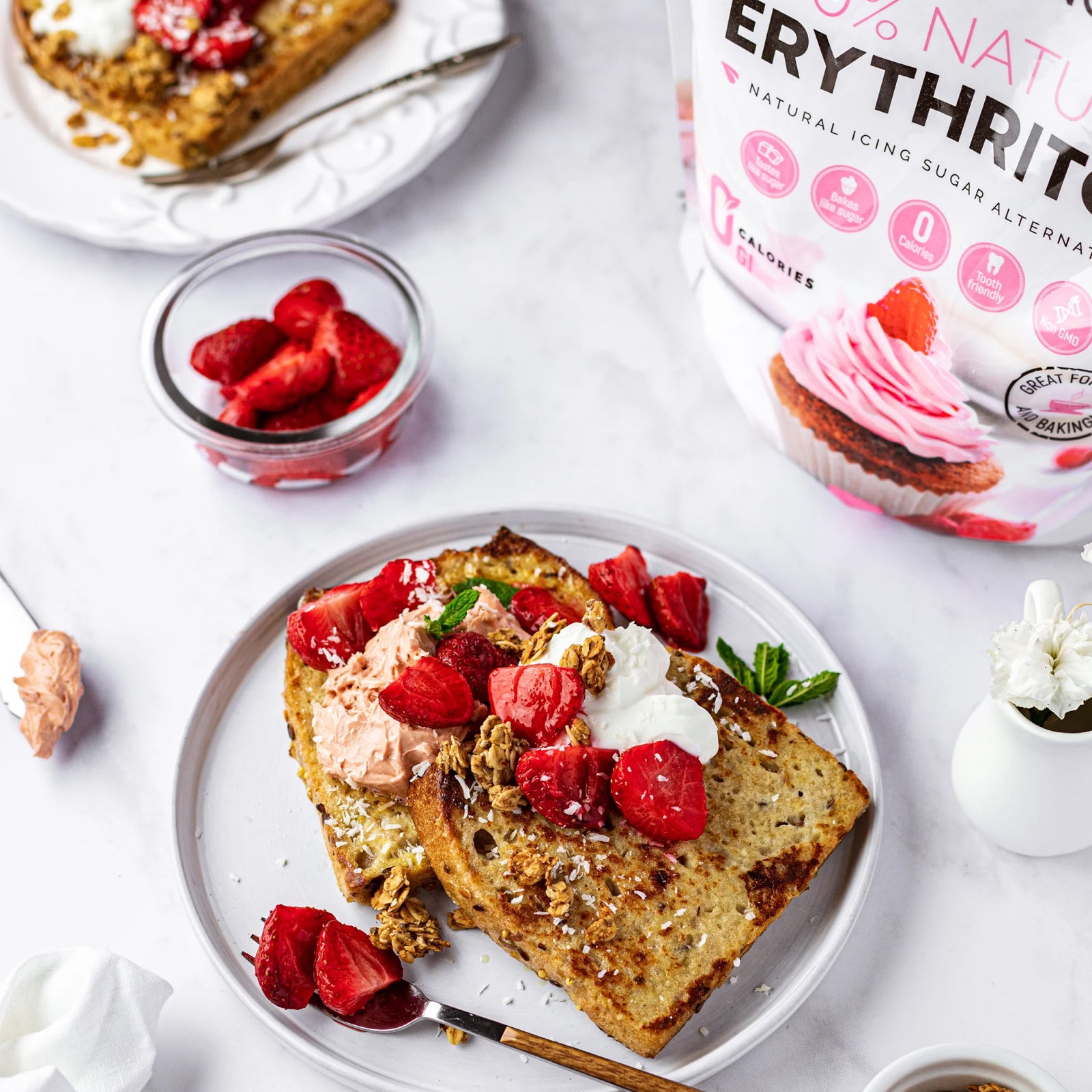 NKD Living Erythritol Powdered Natural 0 Calorie Sweetener