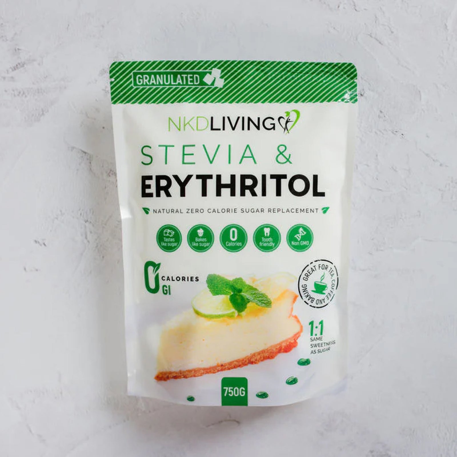 NKD Living Stevia & Erythritol 1:1 0 Calorie Sweetener
