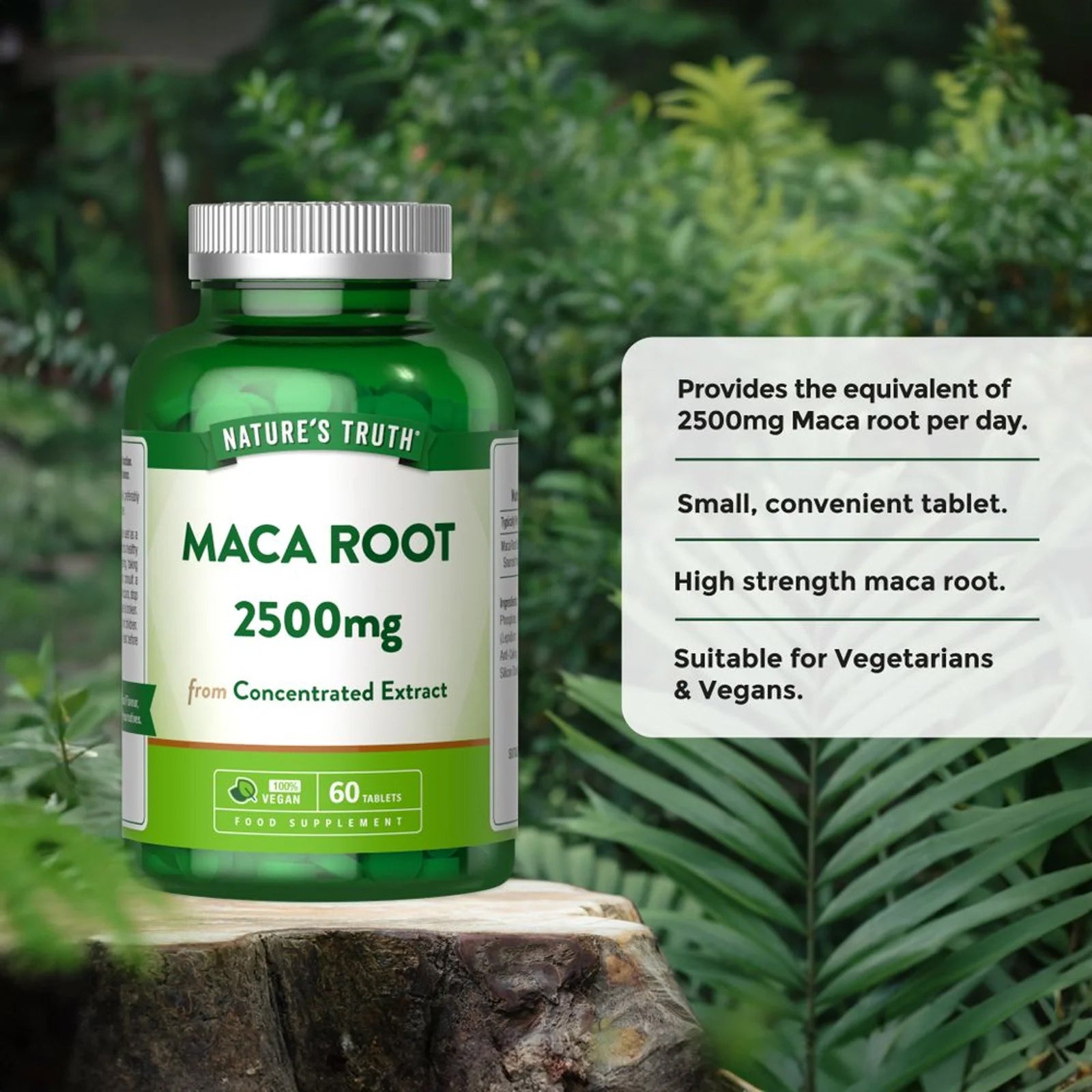 Nature's Truth Maca Root 2500mg - Vegan