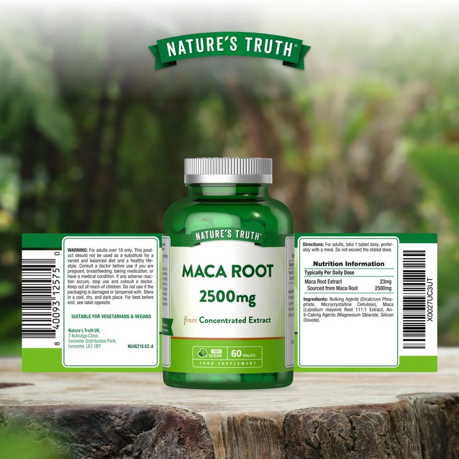 Nature's Truth Maca Root 2500mg - Vegan