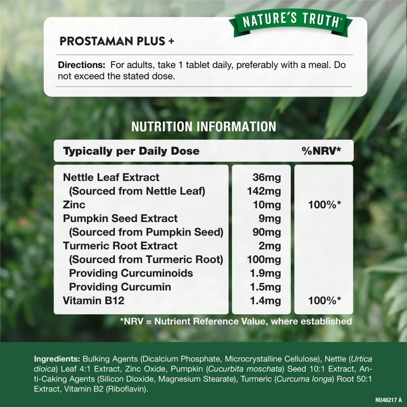 Natures Truth Prostate Plus+ Vegan
