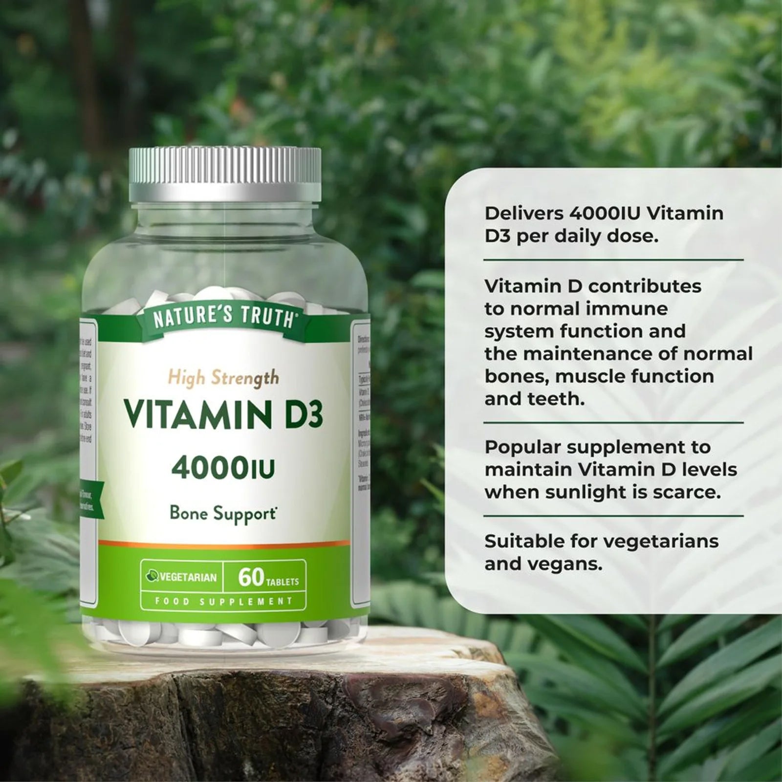 Natures Truth Vitamin 4000iu D3