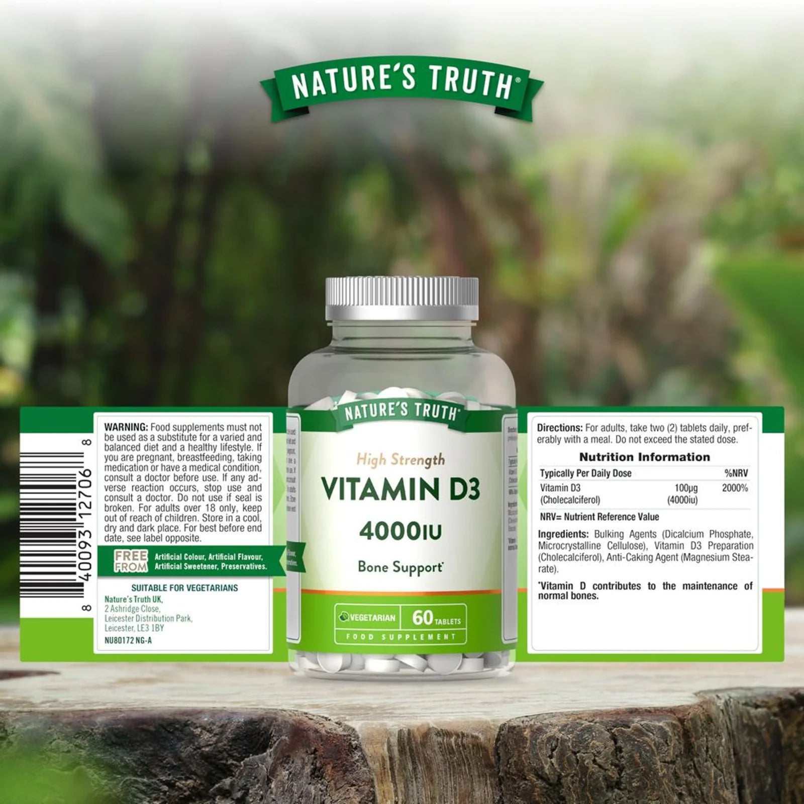 Natures Truth Vitamin 4000iu D3