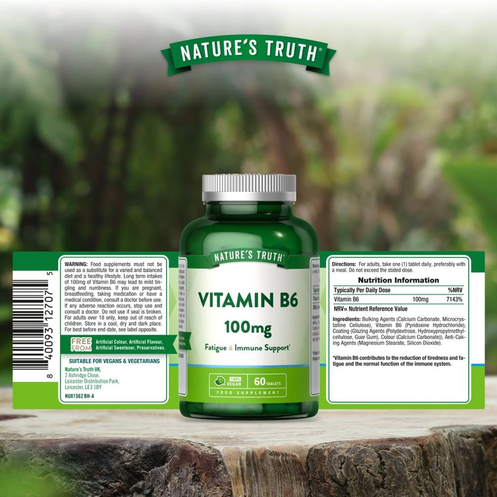Natures Truth Vitamin B6 Vegan