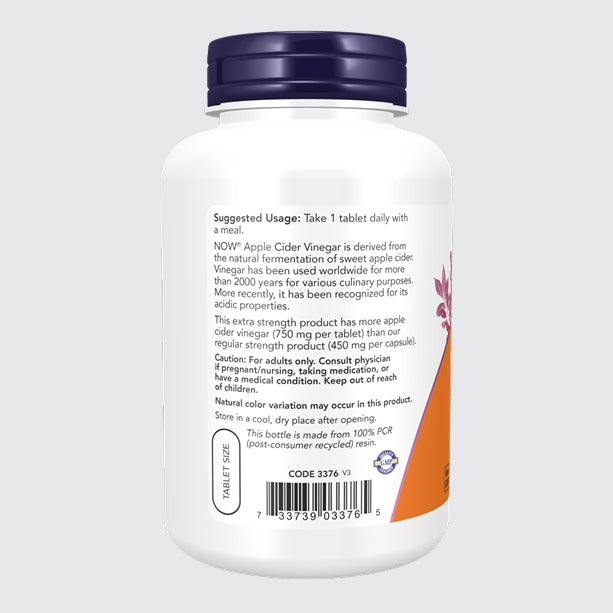 Apple Cider Vinegar, Extra Strength 750 mg