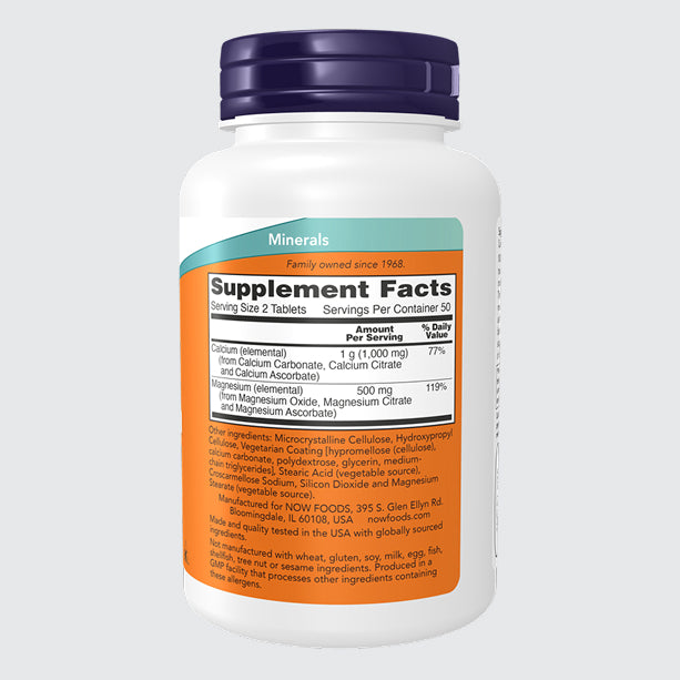 Calcium & Magnesium Tablets Support Bone