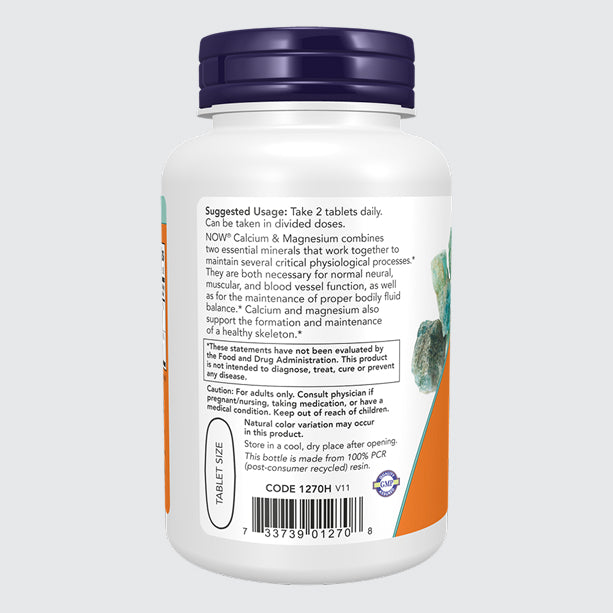 Calcium & Magnesium Tablets Support Bone