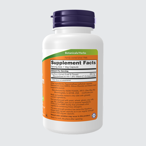 Hawthorn Extract 600 mg, Extra Strength