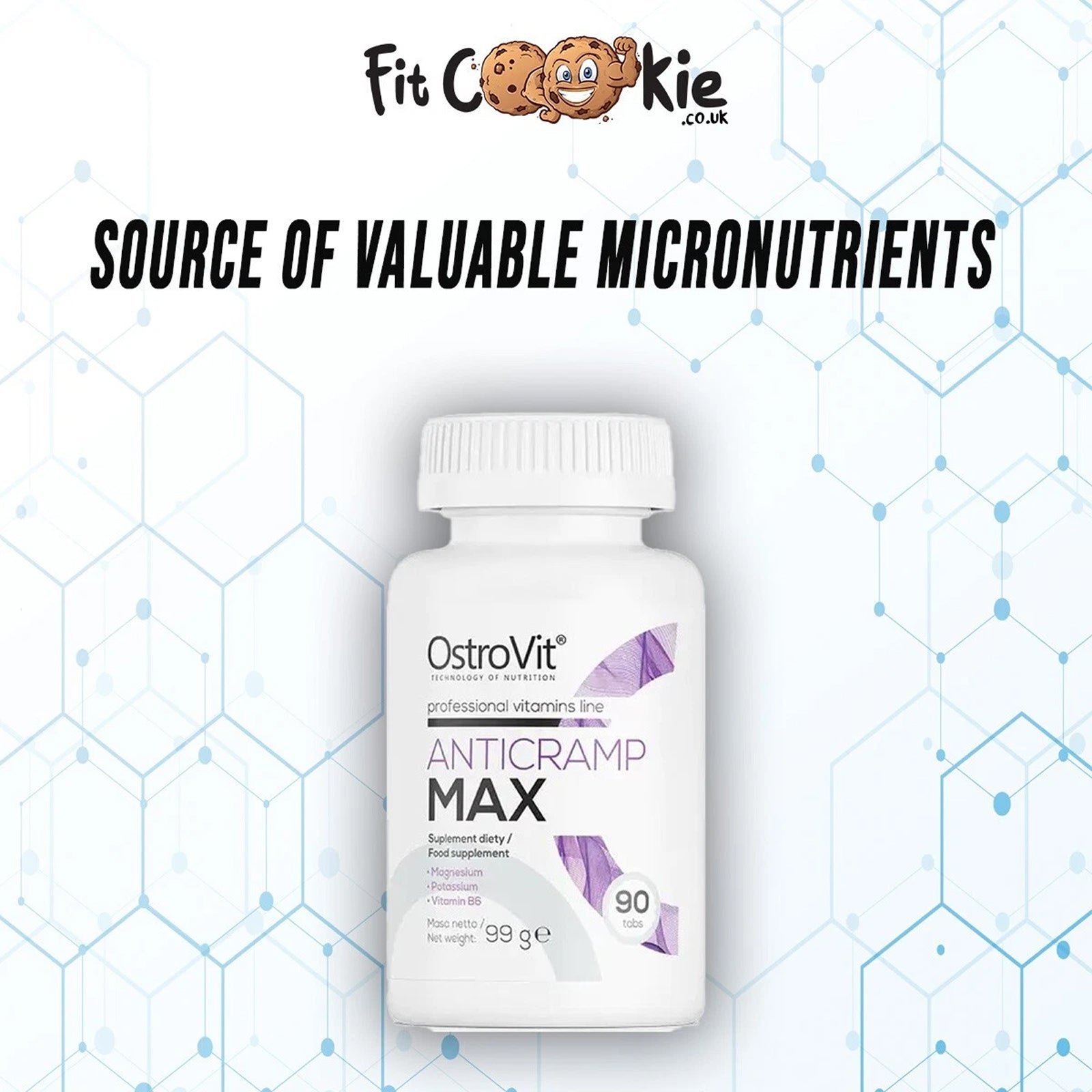 OSTROVIT ANTICRAMP MAX magnesium potassium vitamin B6 complex