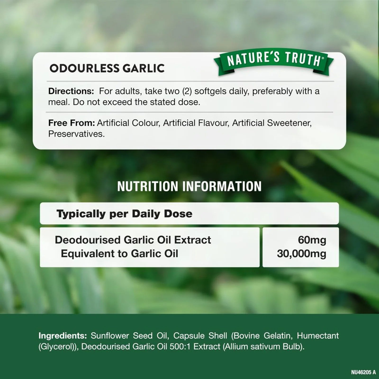 Odourless Garlic 30000mg